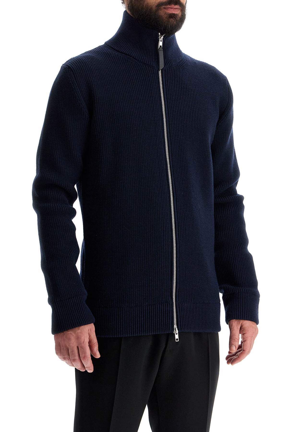 Maison Margiela Brioche Knit Zip-Up Cardigan image 1