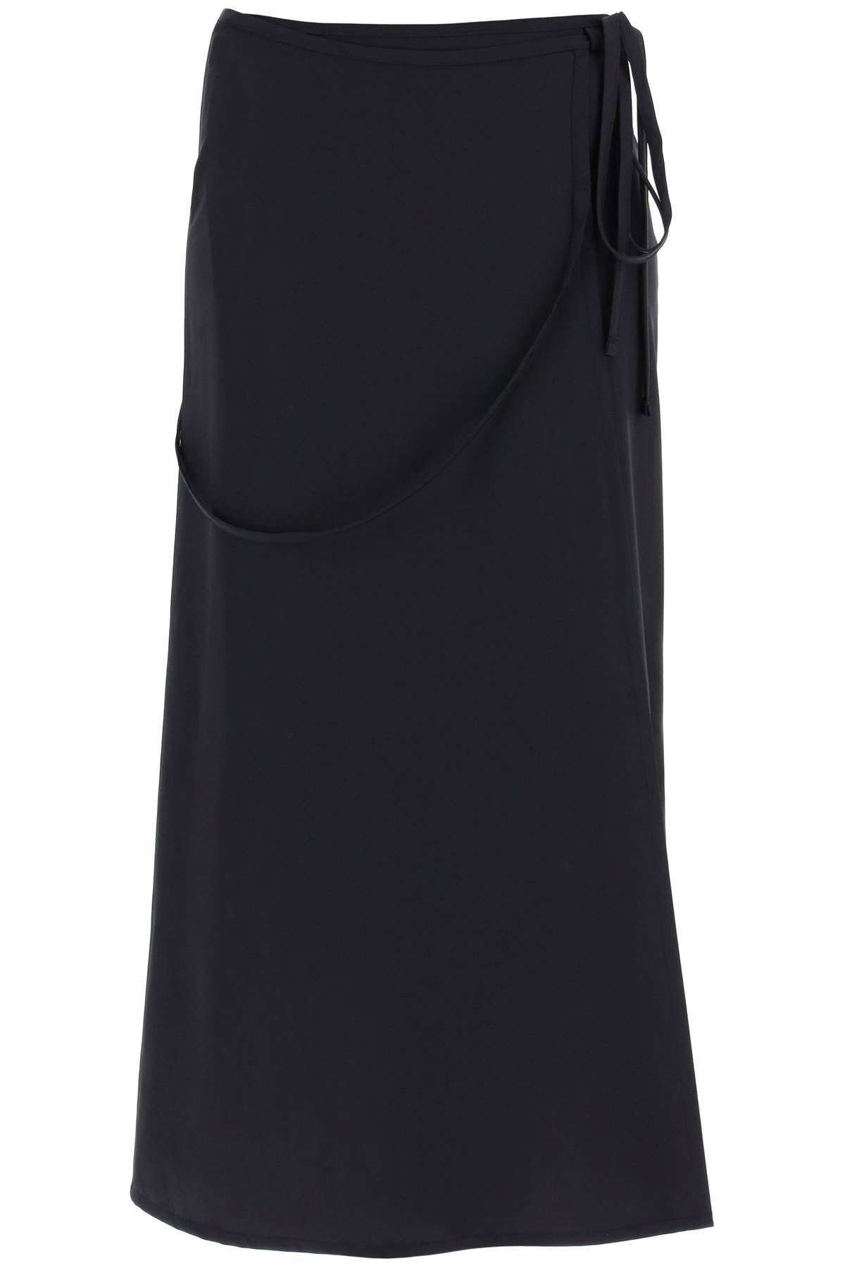 Lemaire wool wrap skirt with pockets image 0