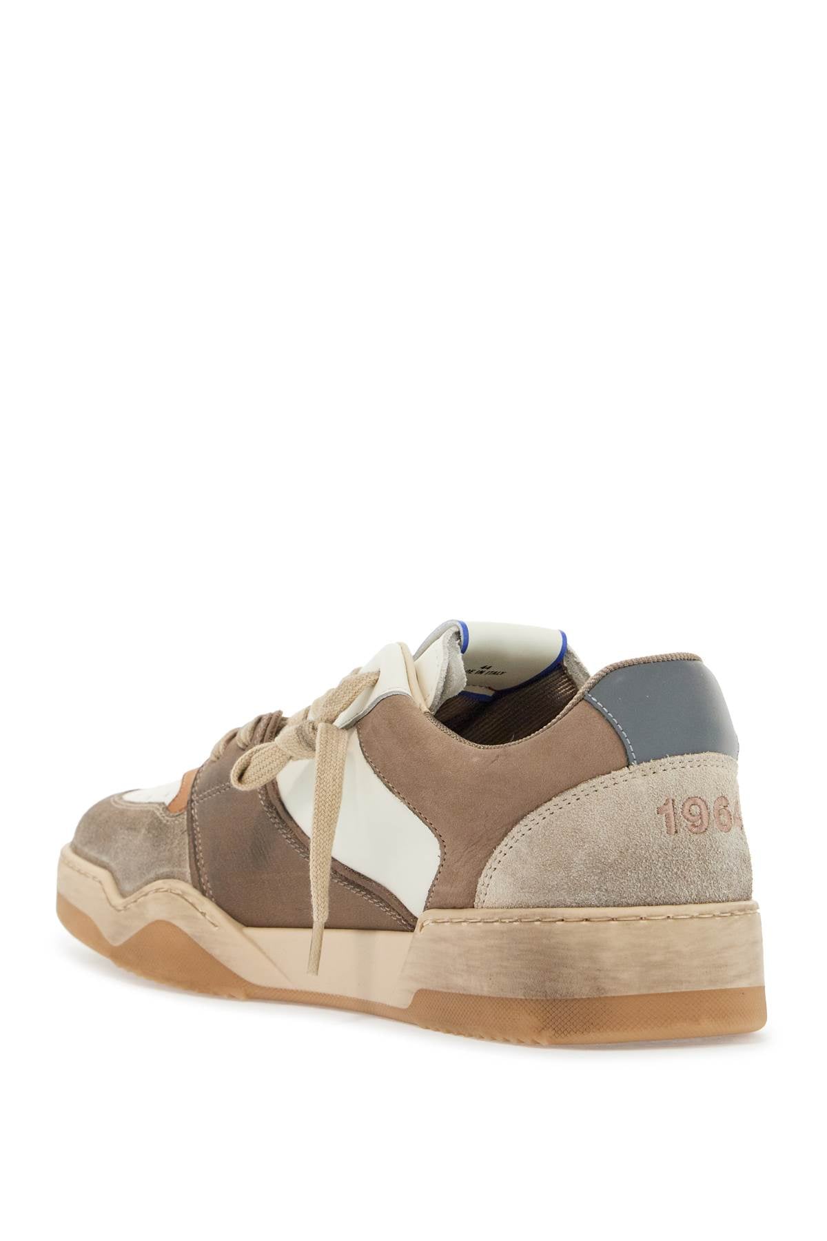 Dsquared2 Spiker Sneakers: Colorblock Leather & Suede Low-Tops image 2