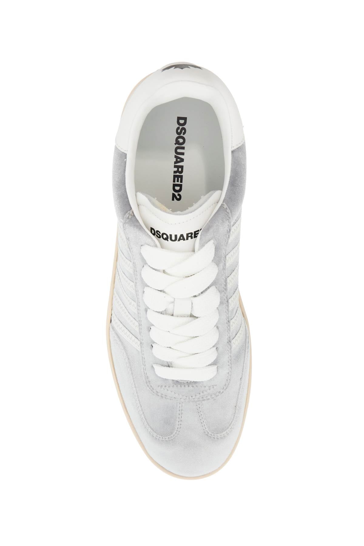 DSQUARED2 Boxer Velvet Sneakers with Leather Details image 1