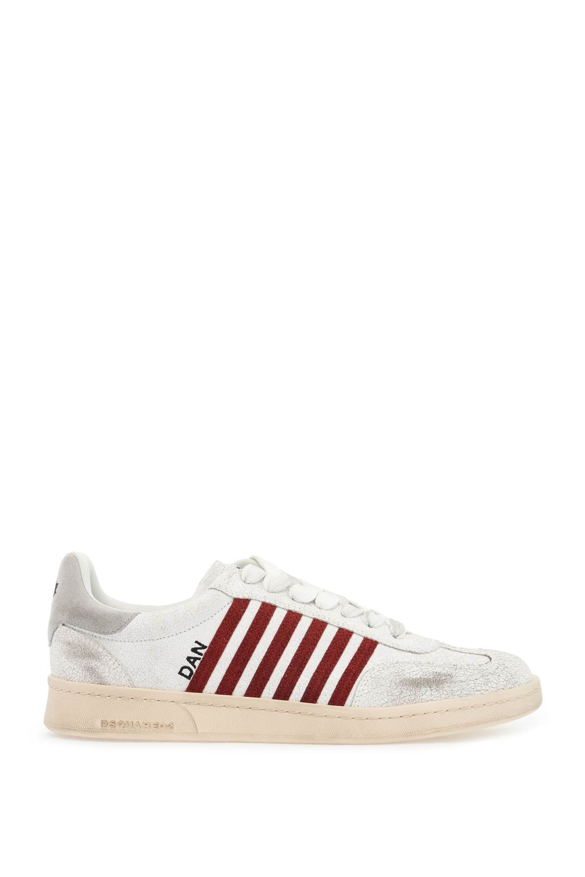 Dsquared2 Boxer Distressed Leather Sneakers image 0