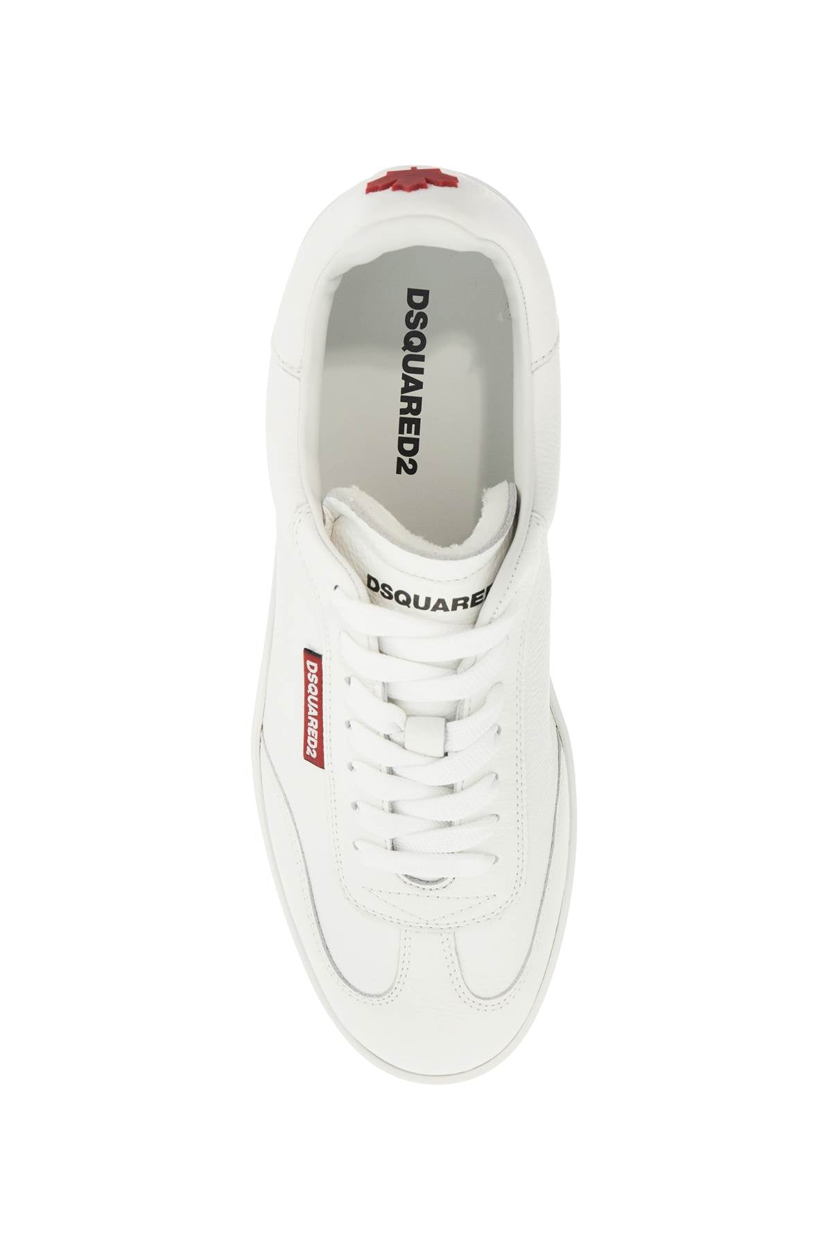 Dsquared2 Deer Print Leather Boxer Sneakers image 1