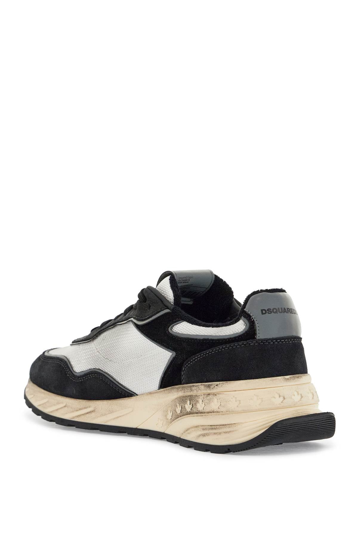 DSQUARED2 Sprinter Sneakers: Leather & Suede Low-Top Trainers image 2