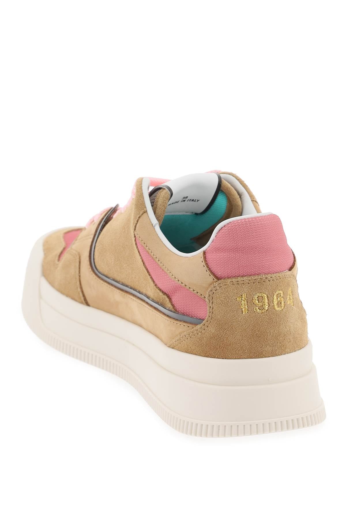 Dsquared2 Suede New Jersey Sneakers with Reflective Details image 2