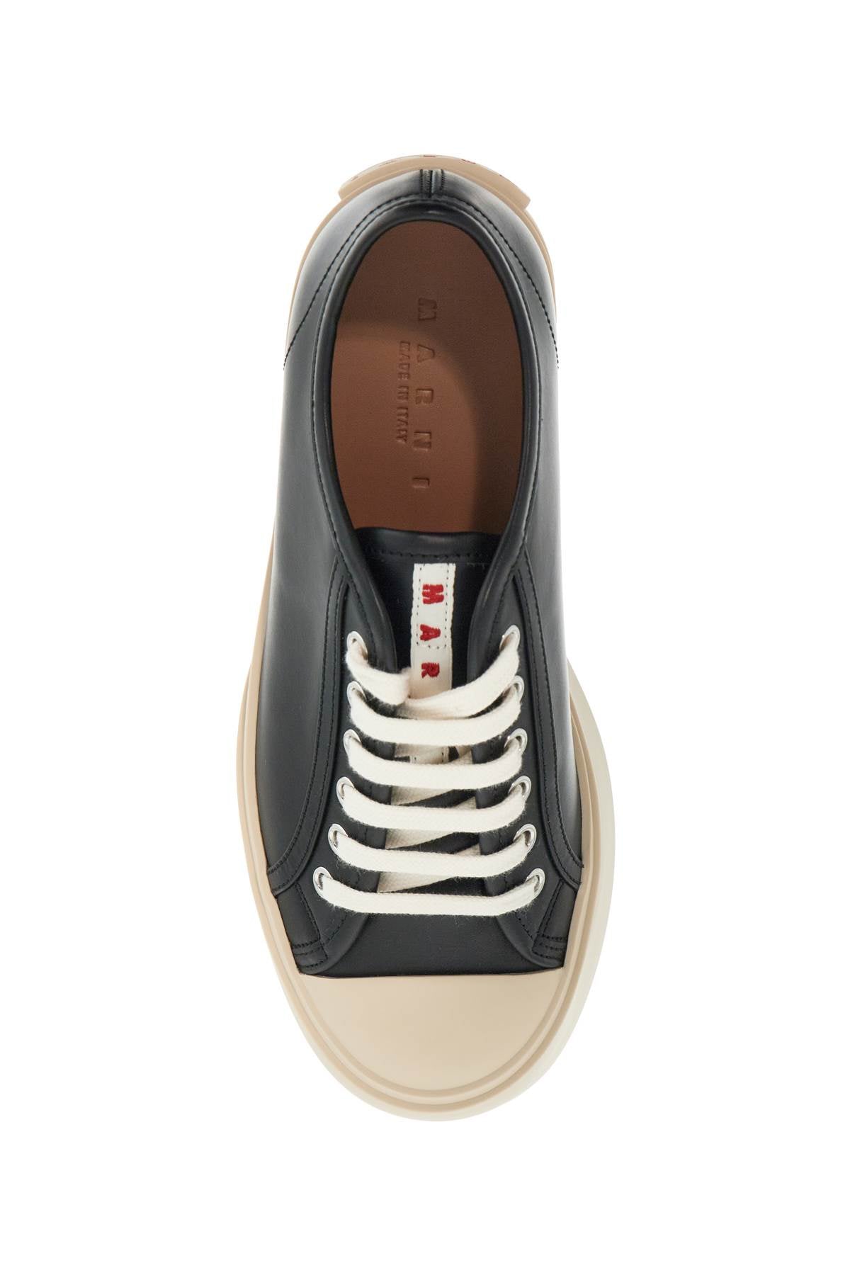 Marni Pablo Leather Sneakers - White image 1