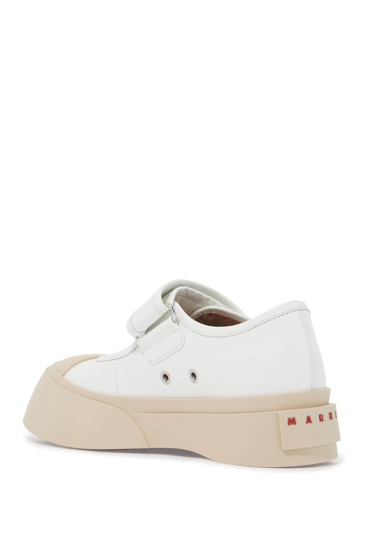 Marni pablo mary jane nappa leather sneakers image 2