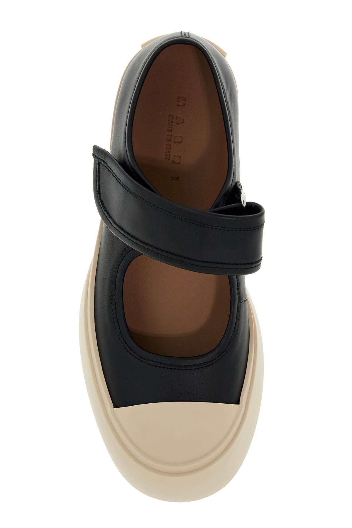 Marni Pablo Mary Jane Nappa Leather Sneakers image 1