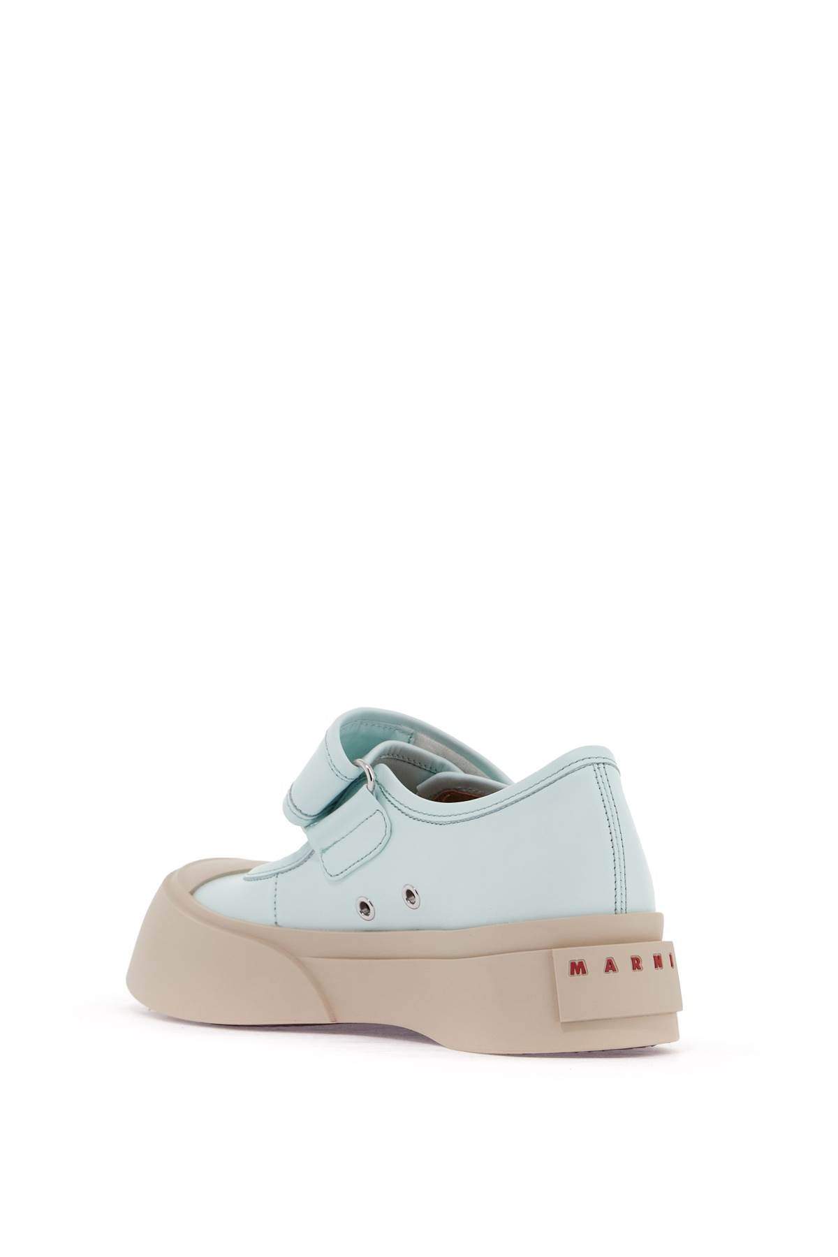 Marni pablo mary jane nappa leather sneakers image 2