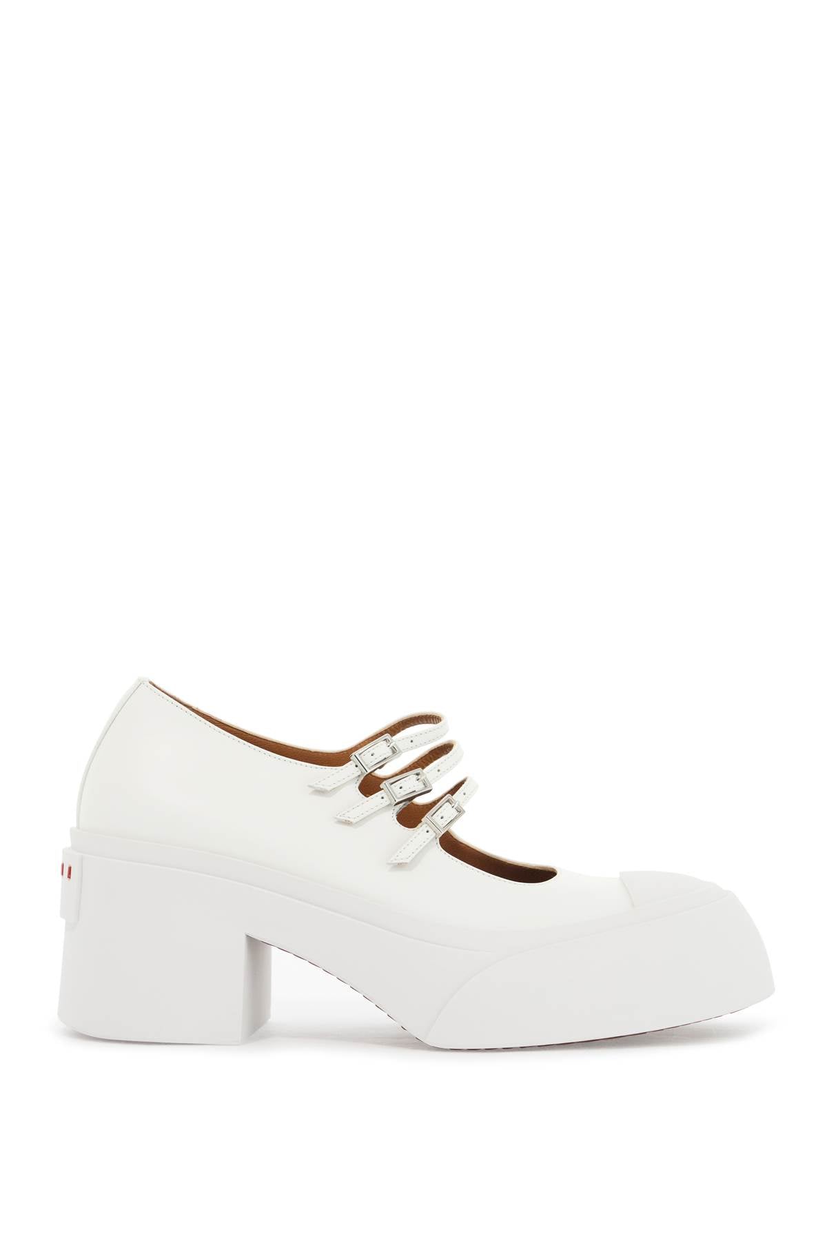 Marni Mary Jane Pablo Leather Platform Shoes image 0