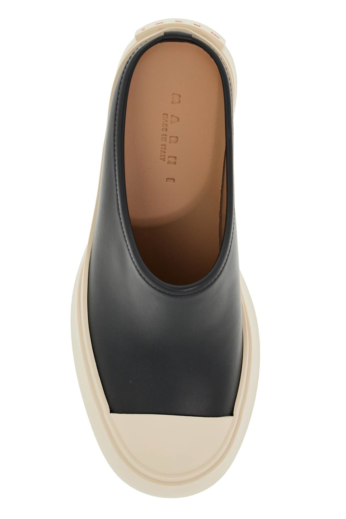 Marni smooth leather pablo clogs image 1