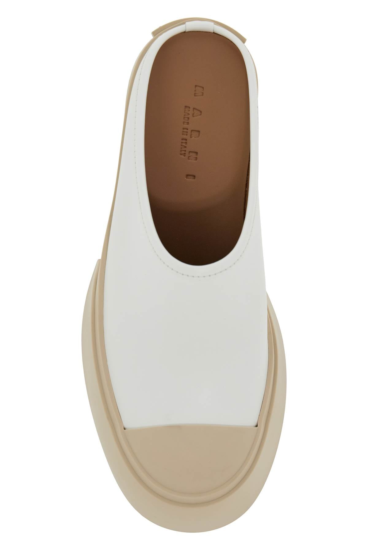 Marni smooth leather pablo clogs image 1