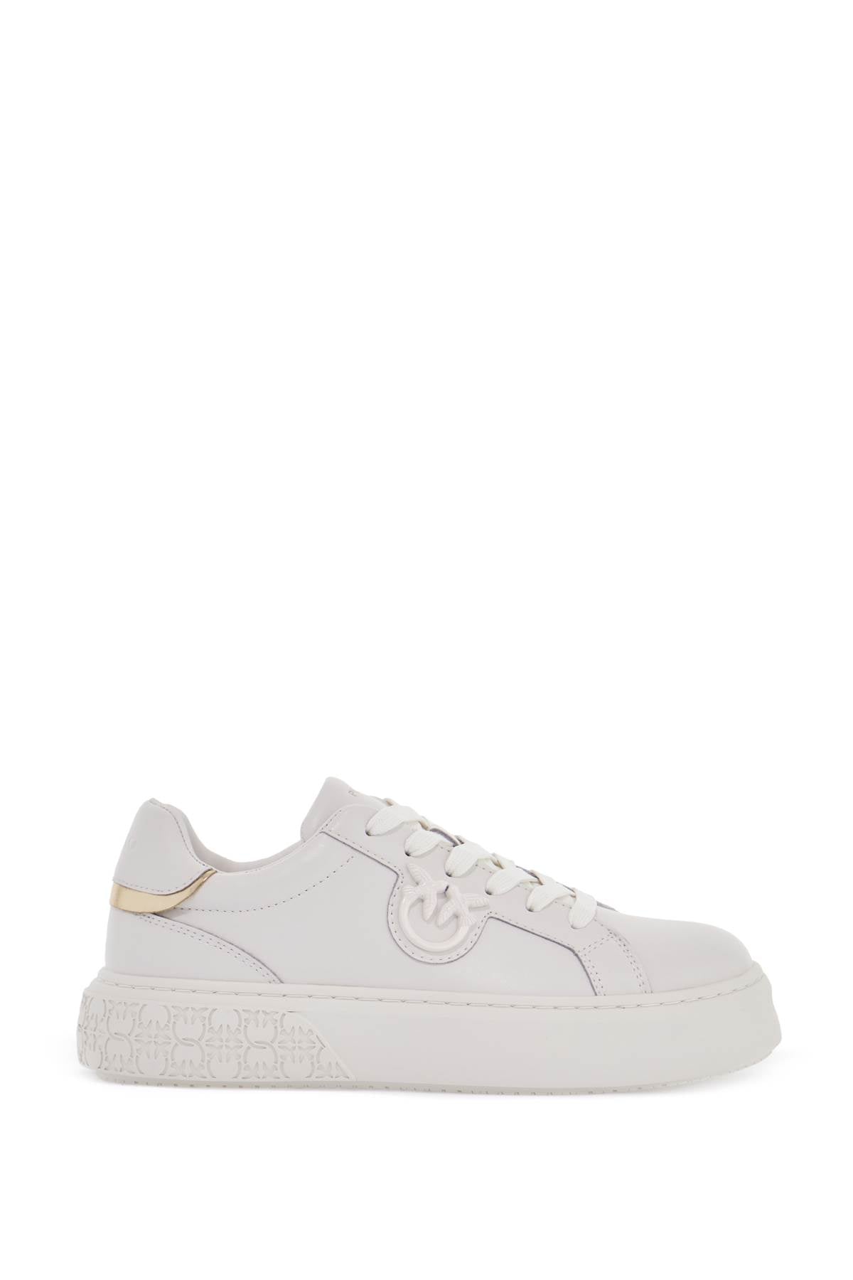 Pinko monogram detail platform sneakers with image 0