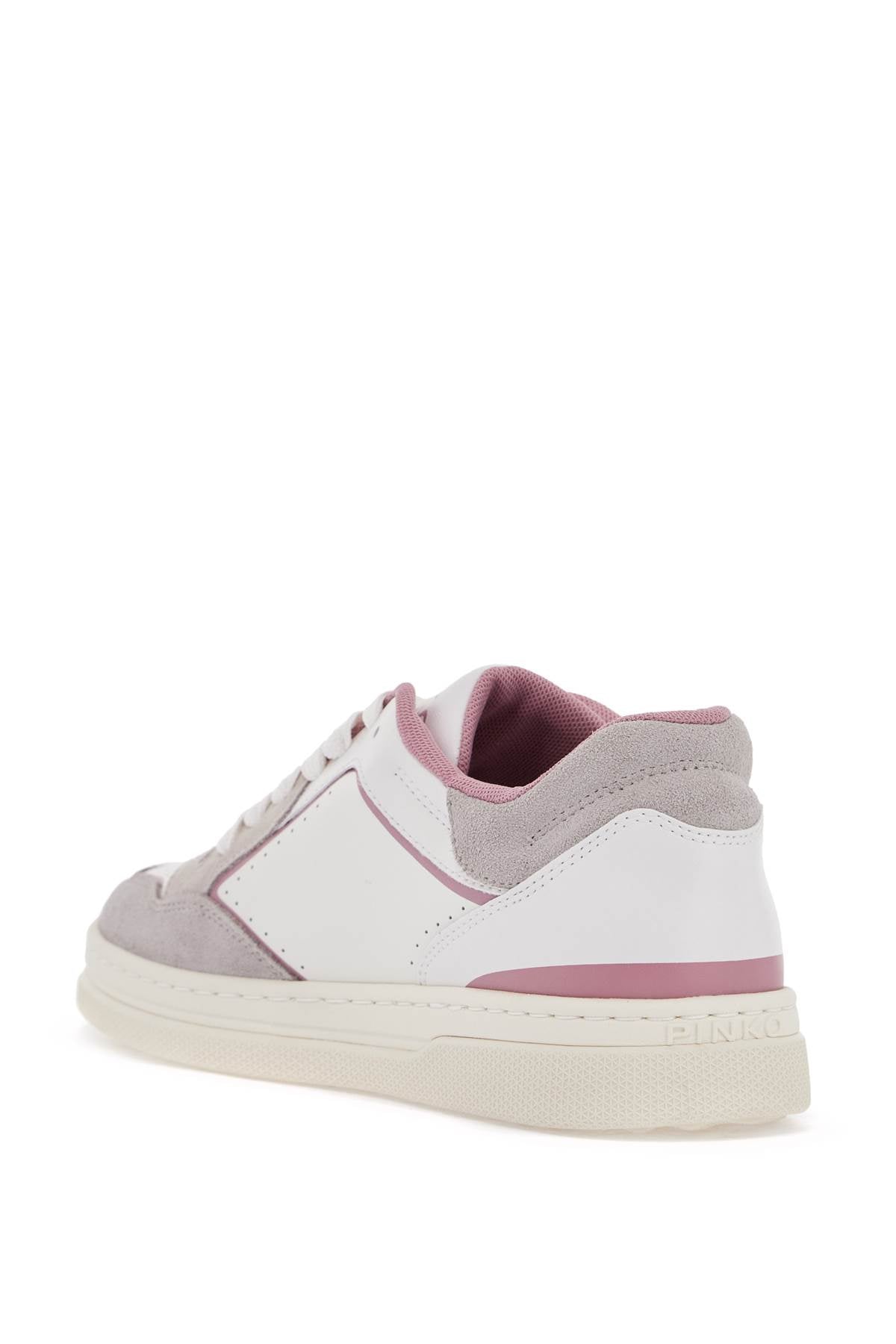 Pinko Mandy 08 Leather Sneakers with Love Birds Logo image 2