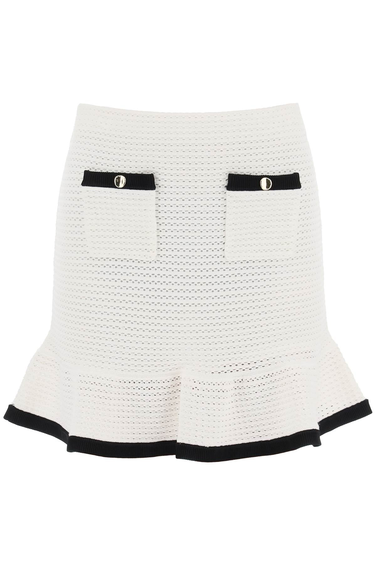 Self-Portrait Self Portrait crochet mini skirt in image 0