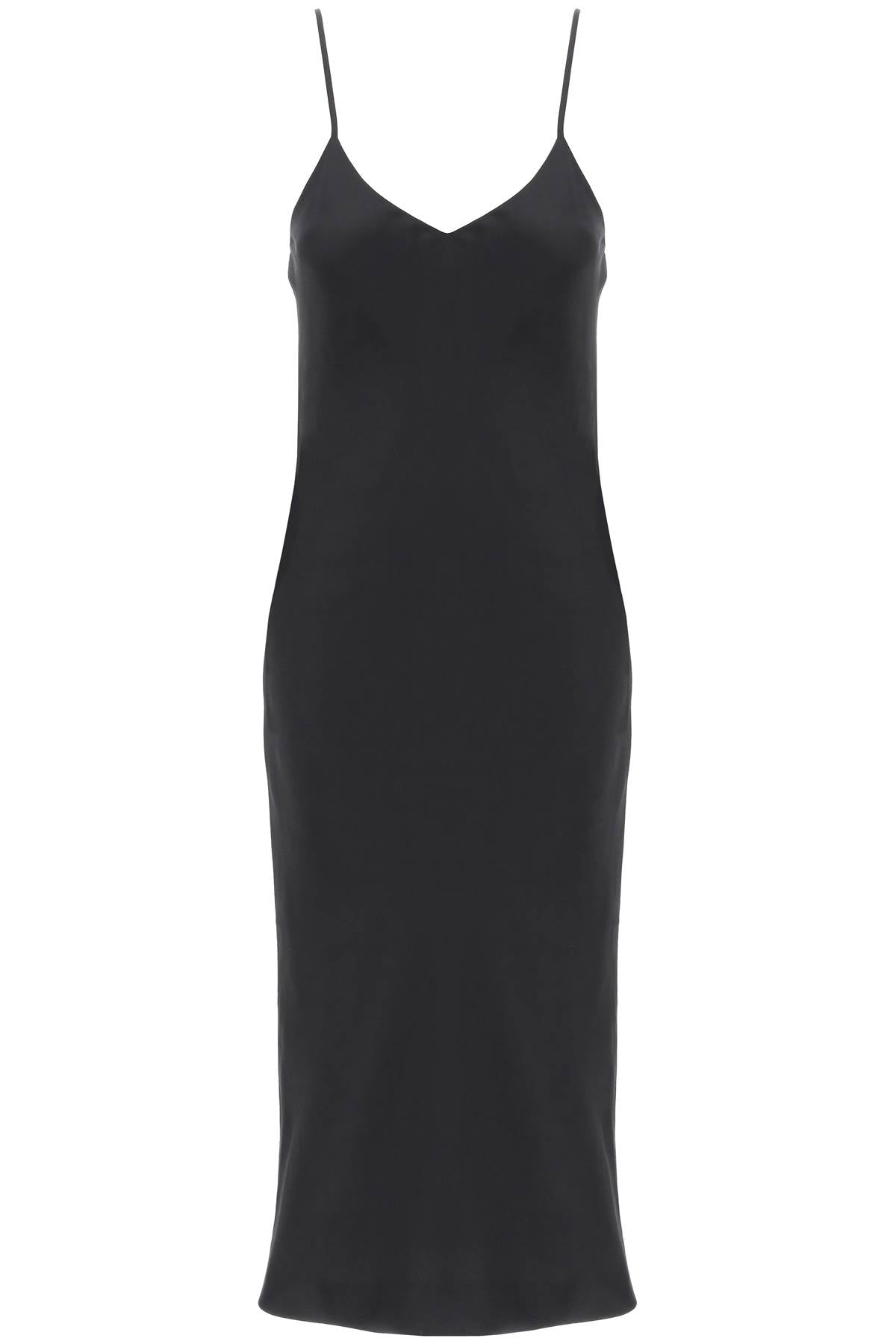 Norma Kamali midi crêpe slip dress image 0