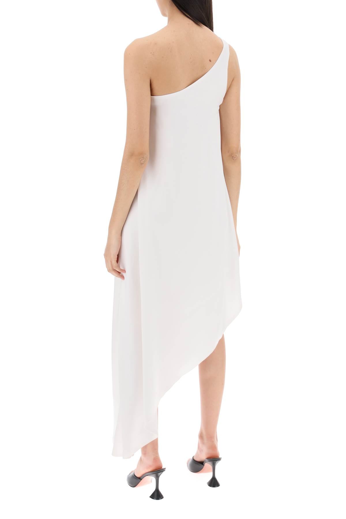 Norma Kamali one-shoulder bias-cut image 2