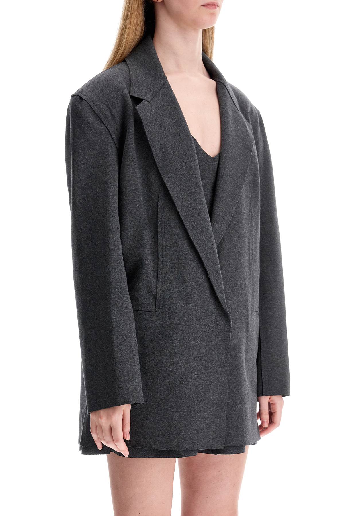 Norma Kamali Oversized Jersey Blazer image 1