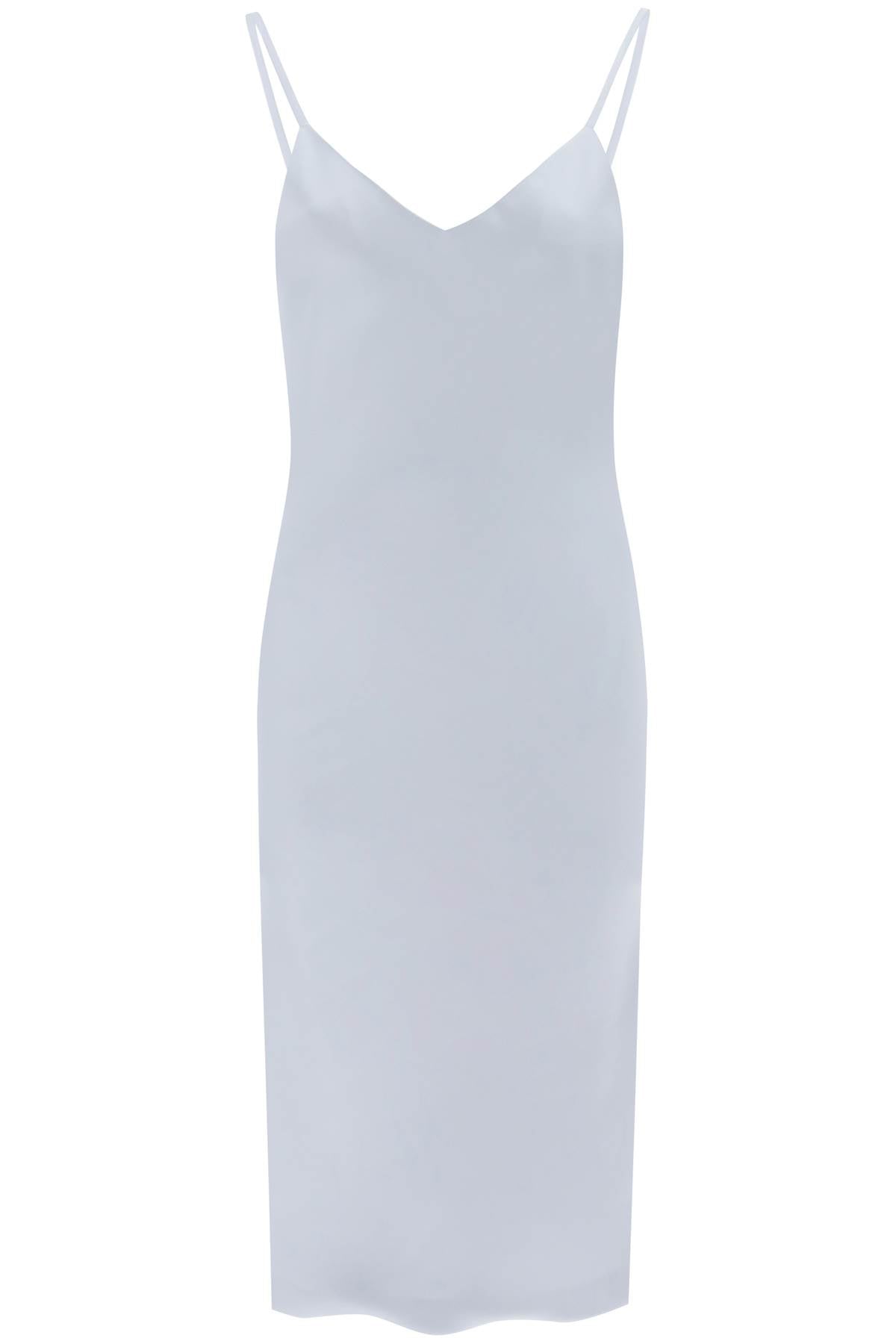 Norma Kamali crepe satin slip dress image 0