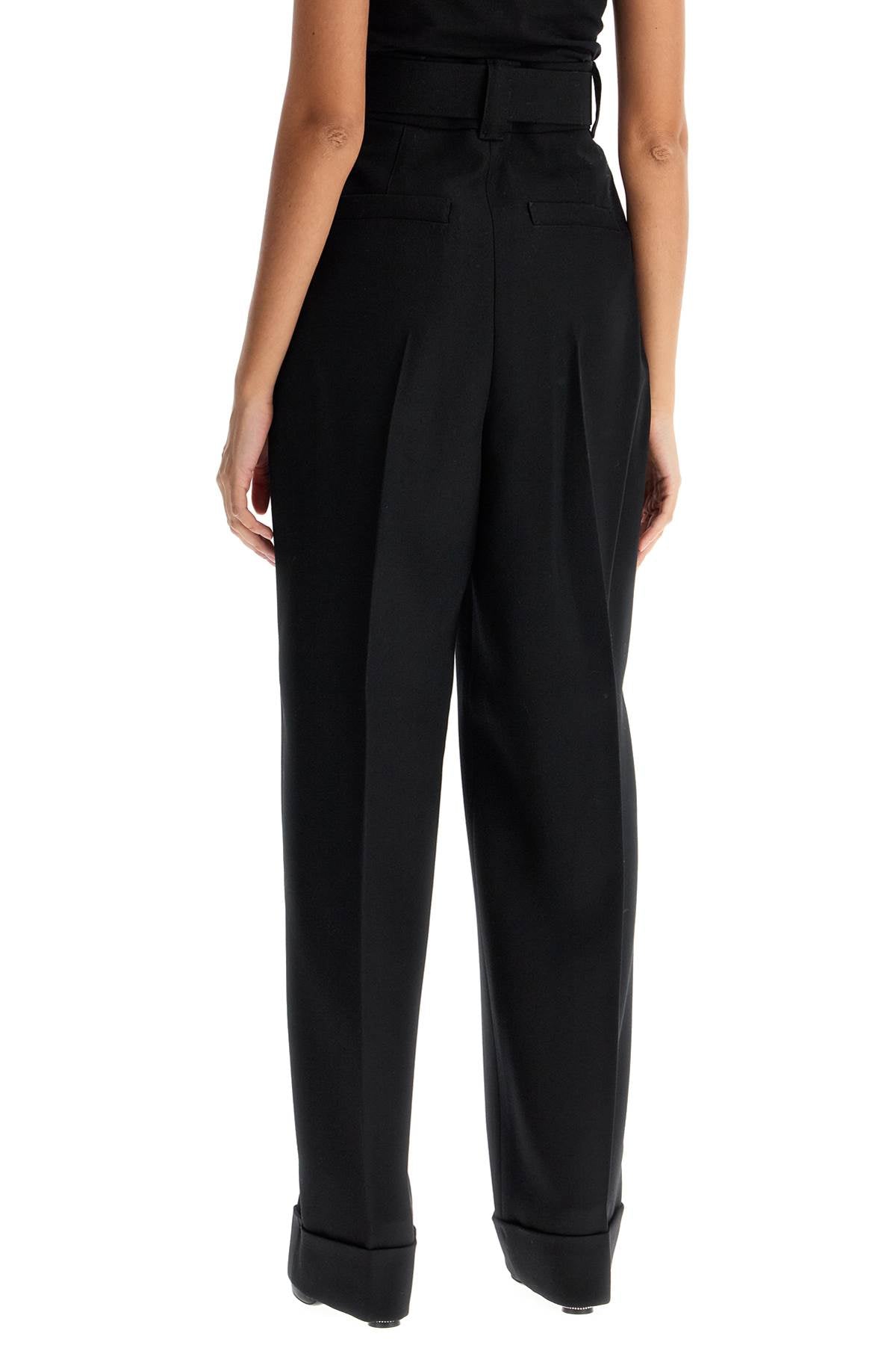 Max Mara Pianoforte 'Street' Grain de Poudre Wide Leg Pants image 2