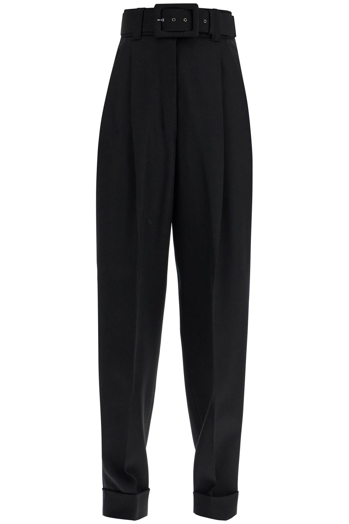 Max Mara Pianoforte 'Street' Grain de Poudre Wide Leg Pants image 0