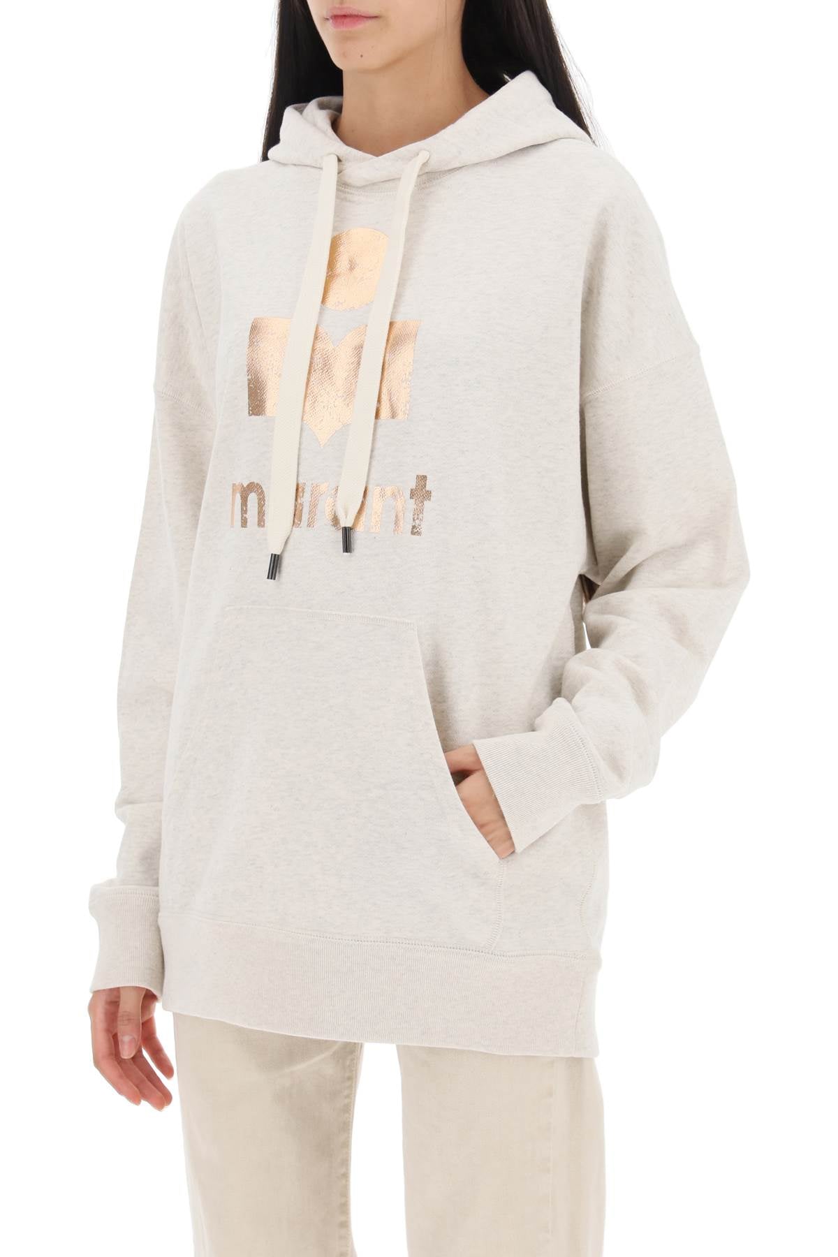 Isabel Marant Etoile mansel sweatshirt with metallic logo image 3