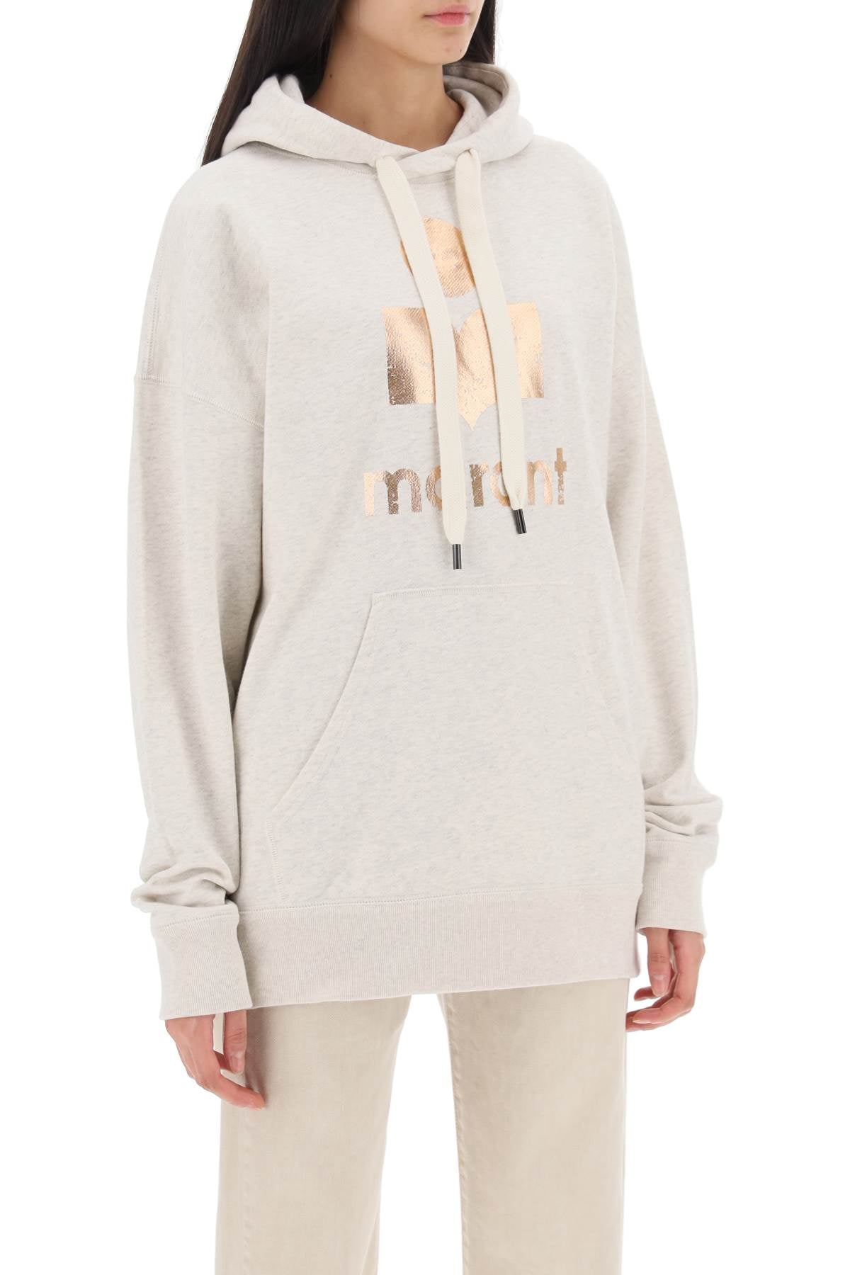 Isabel Marant Etoile mansel sweatshirt with metallic logo image 1