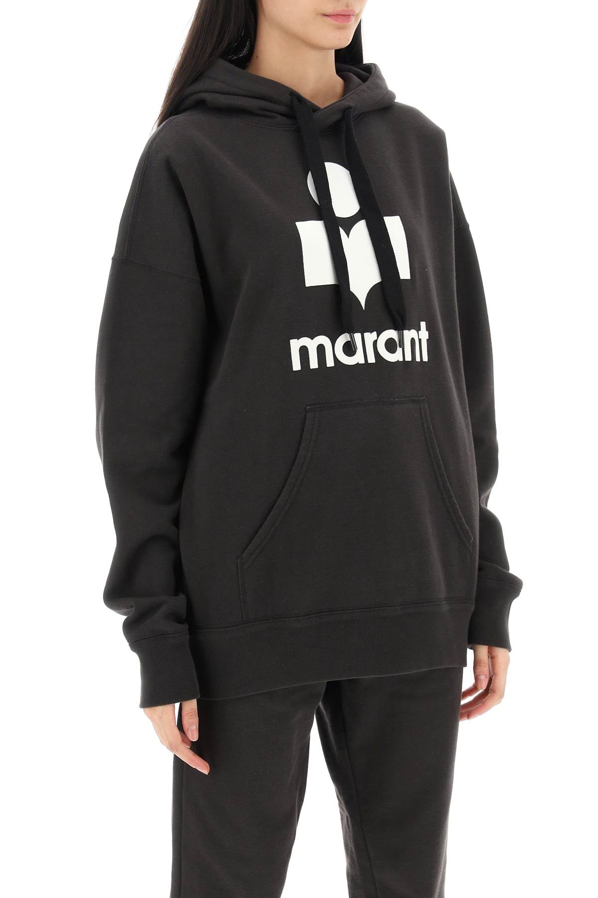 Isabel Marant Etoile Mansel Flocked Logo Hoodie image 1