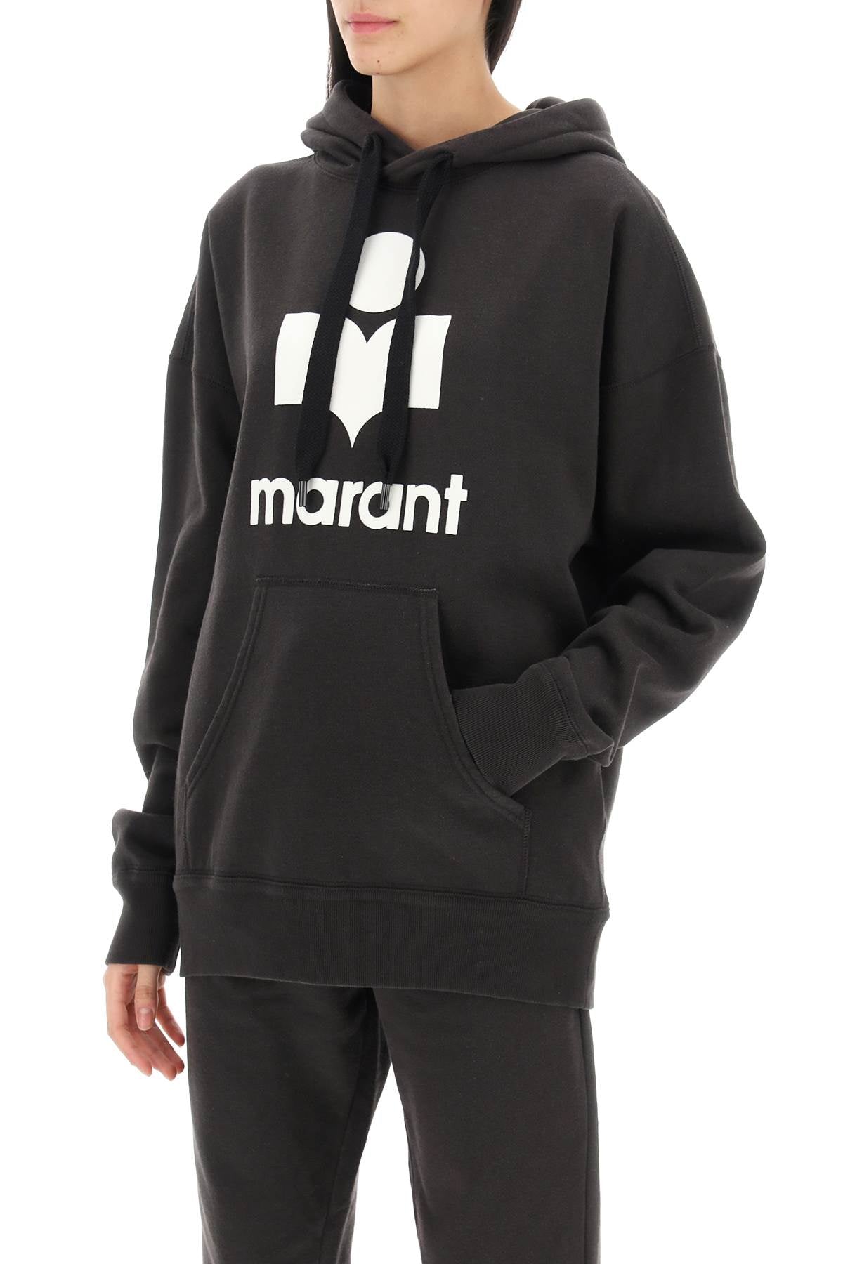 Isabel Marant Etoile Mansel Flocked Logo Hoodie image 3