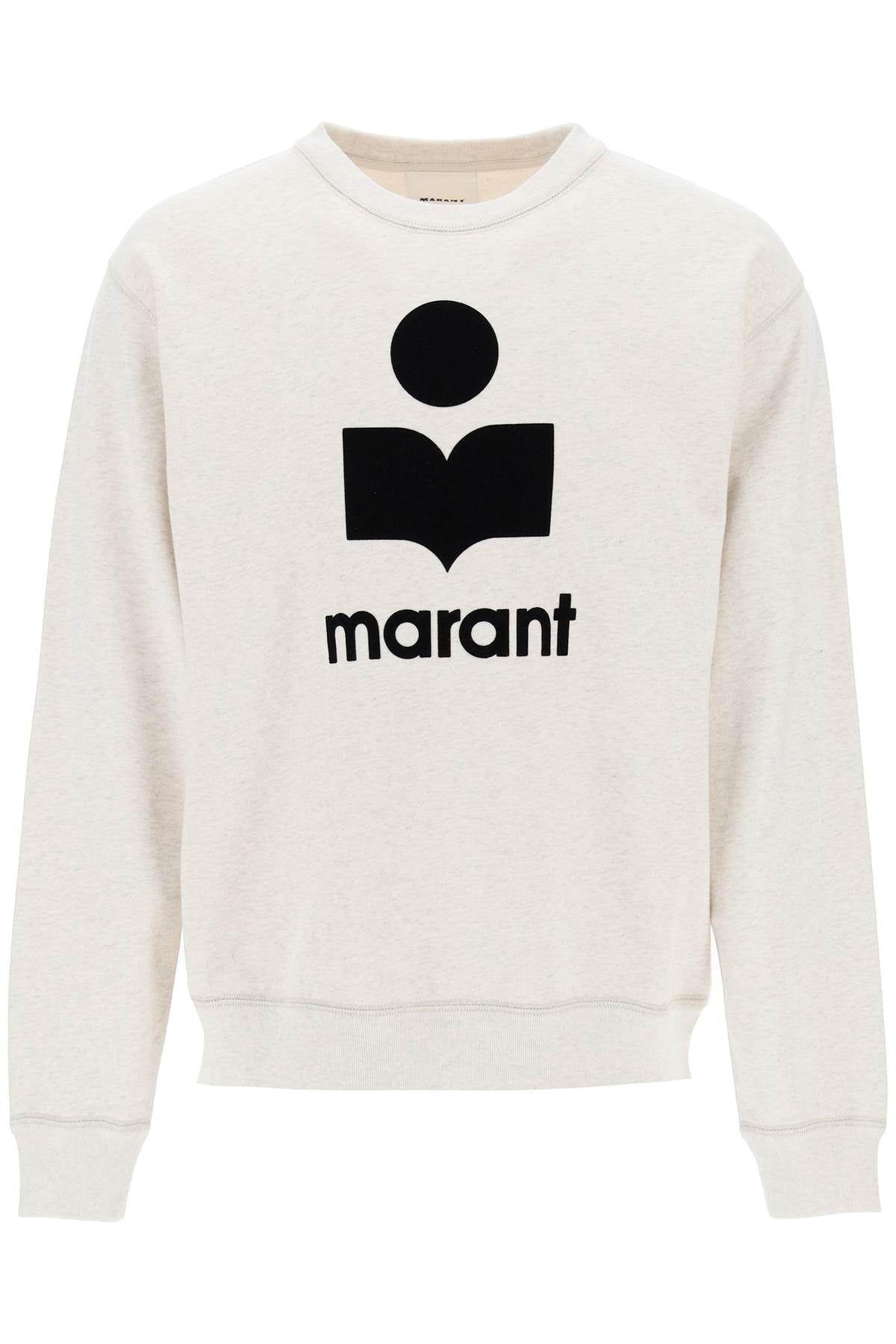 Marant mikoy flocked logo sweatshirt image 0