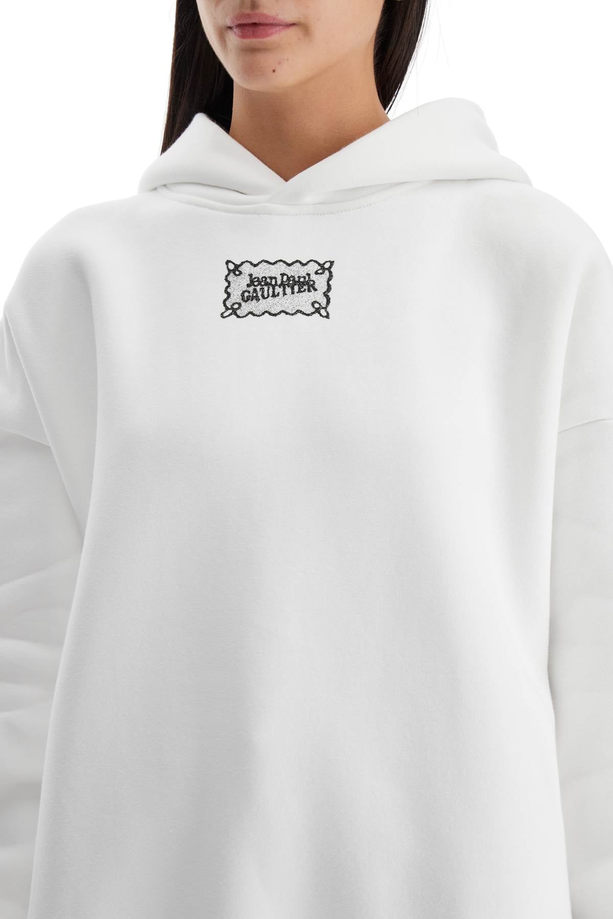 JEAN PAUL GAULTIER Oversized Hoodie with Hood image 3