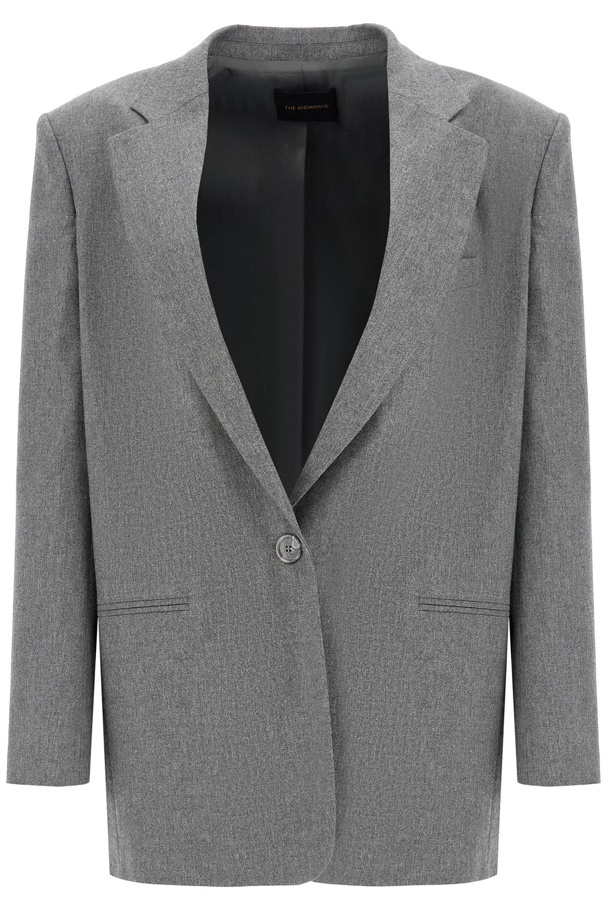 Andamane Oversized Wool Flannel Blazer image 0