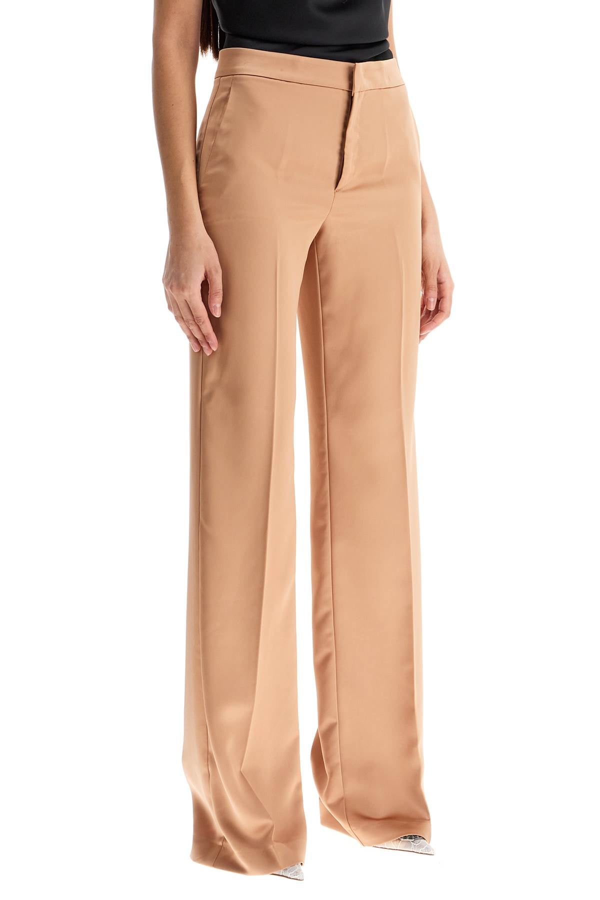 THE ANDAMANE flared satin trousers image 1