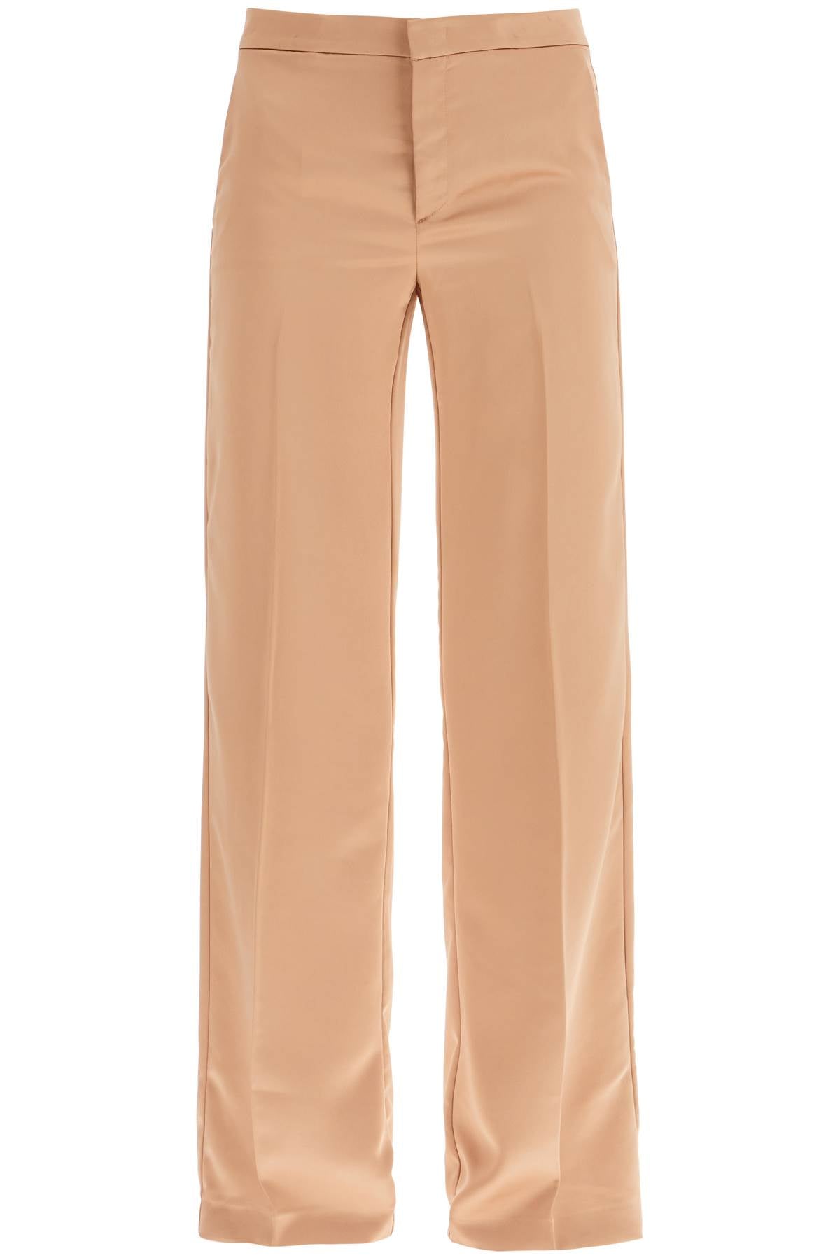 THE ANDAMANE flared satin trousers image 0