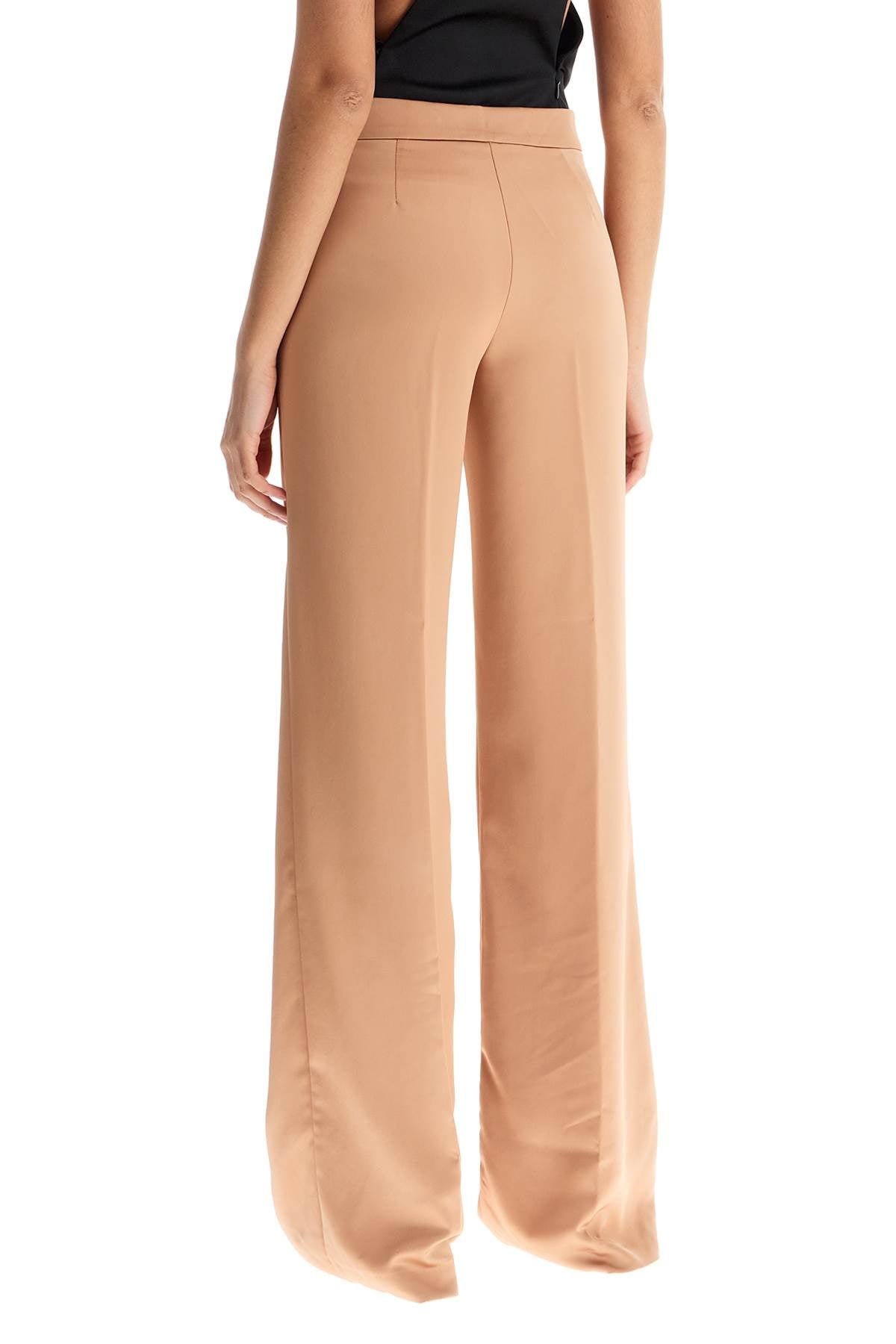 THE ANDAMANE flared satin trousers image 2