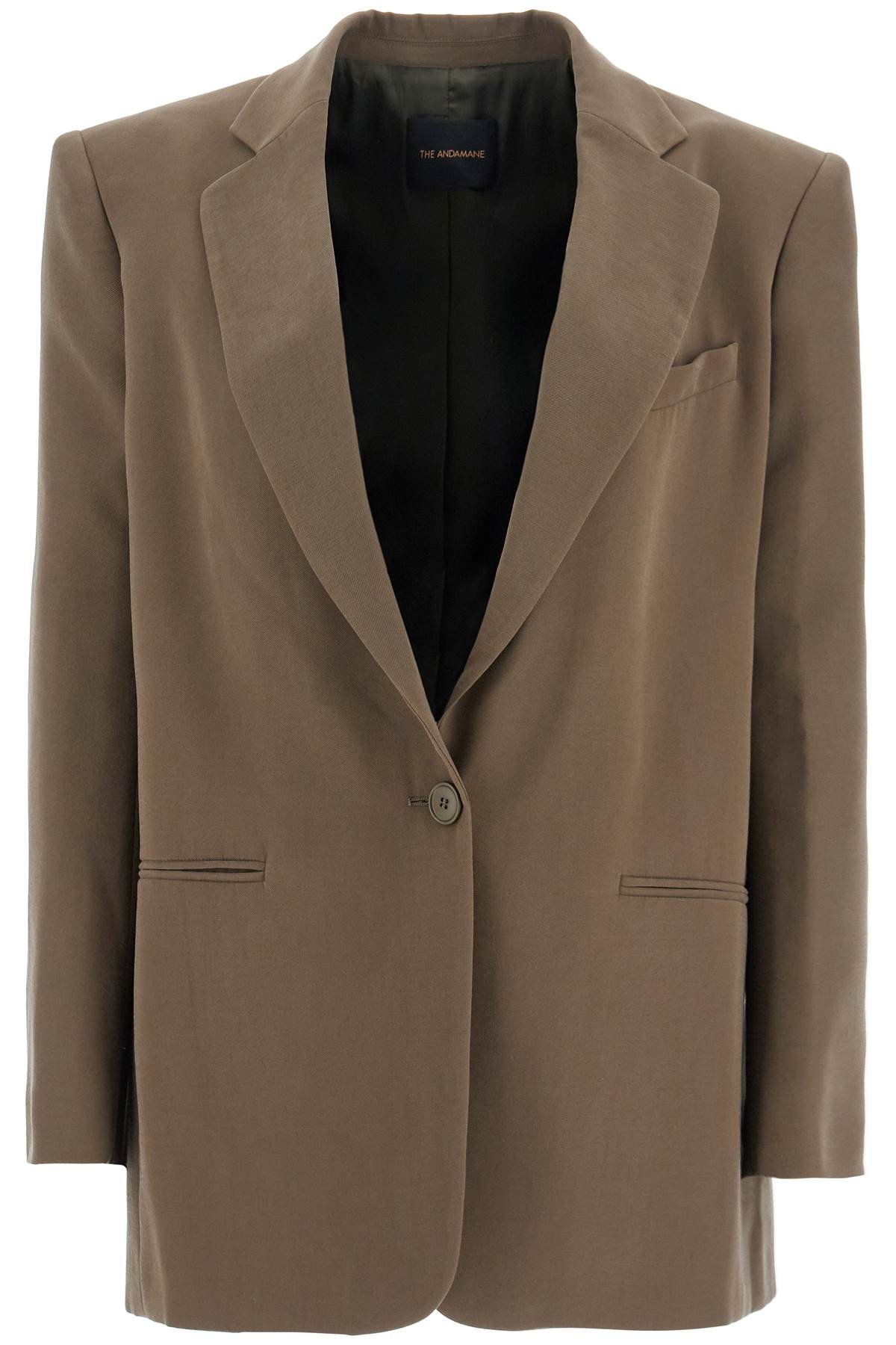 THE ANDAMANE Oversized Viscose Gabardine Blazer image 0