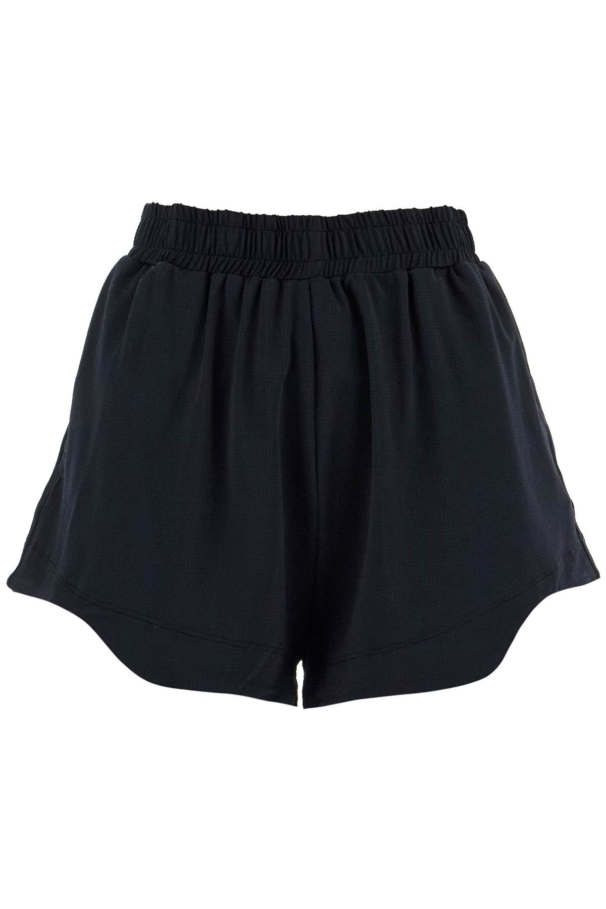 Ganni High-Waisted Mesh Shorts - Recycled Polyester image 0