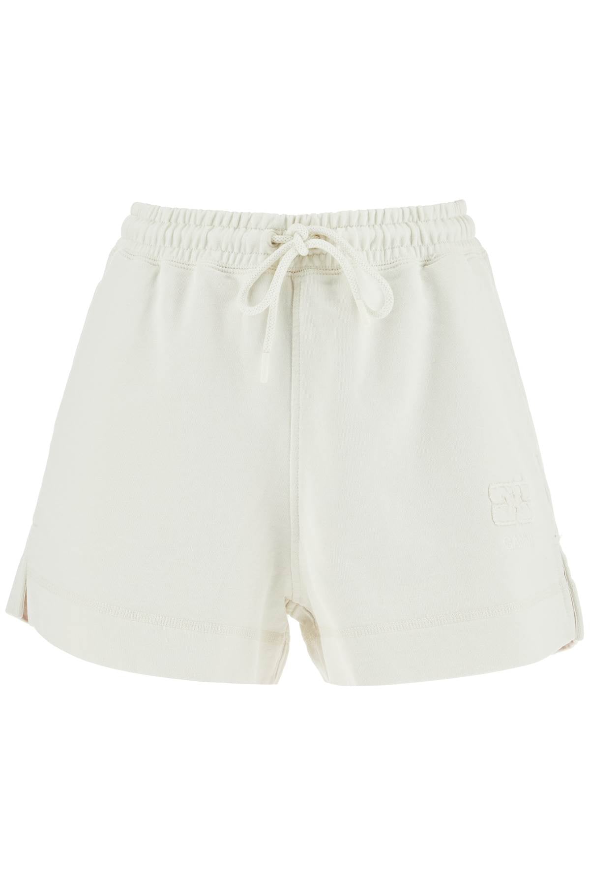 Ganni Organic Cotton Sweatshirt Shorts image 0