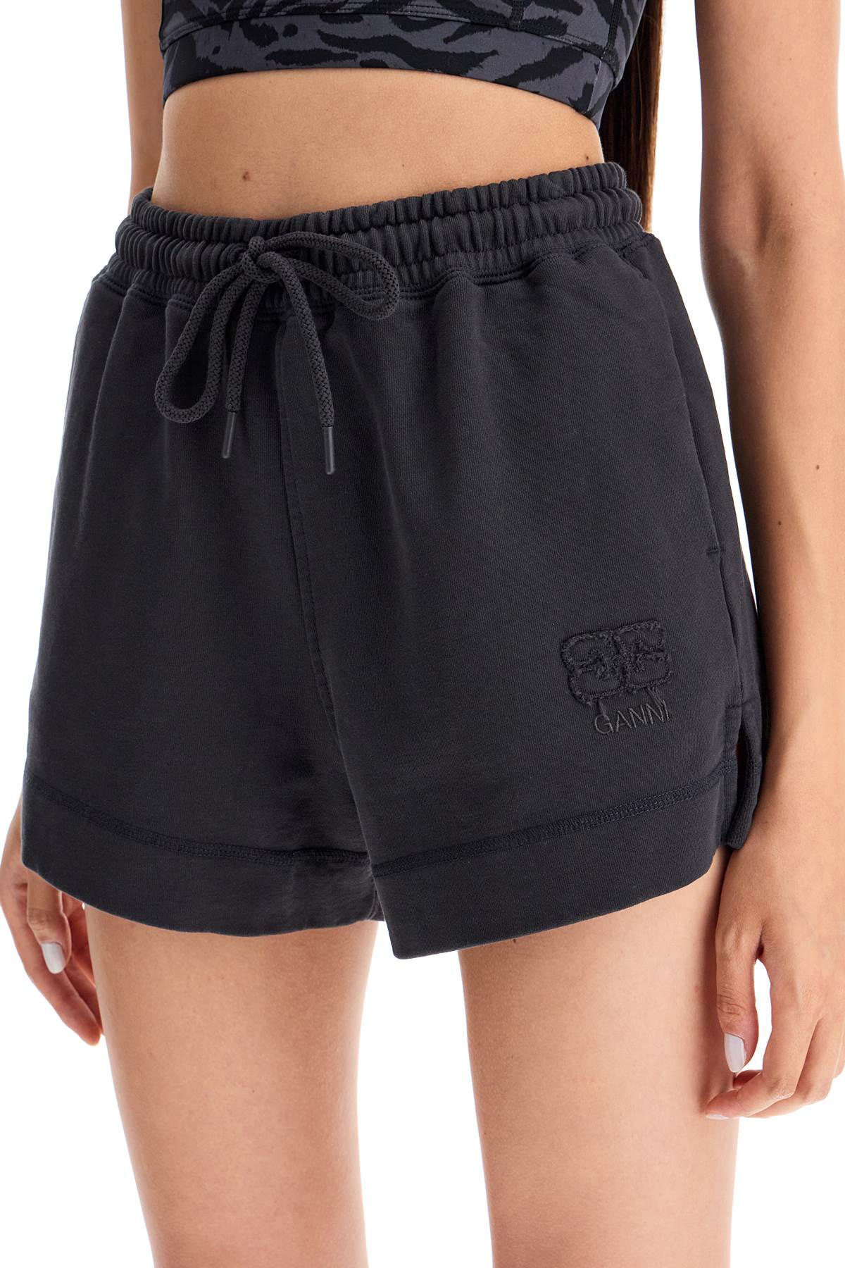 Ganni sweatshirt fabric shorts image 3