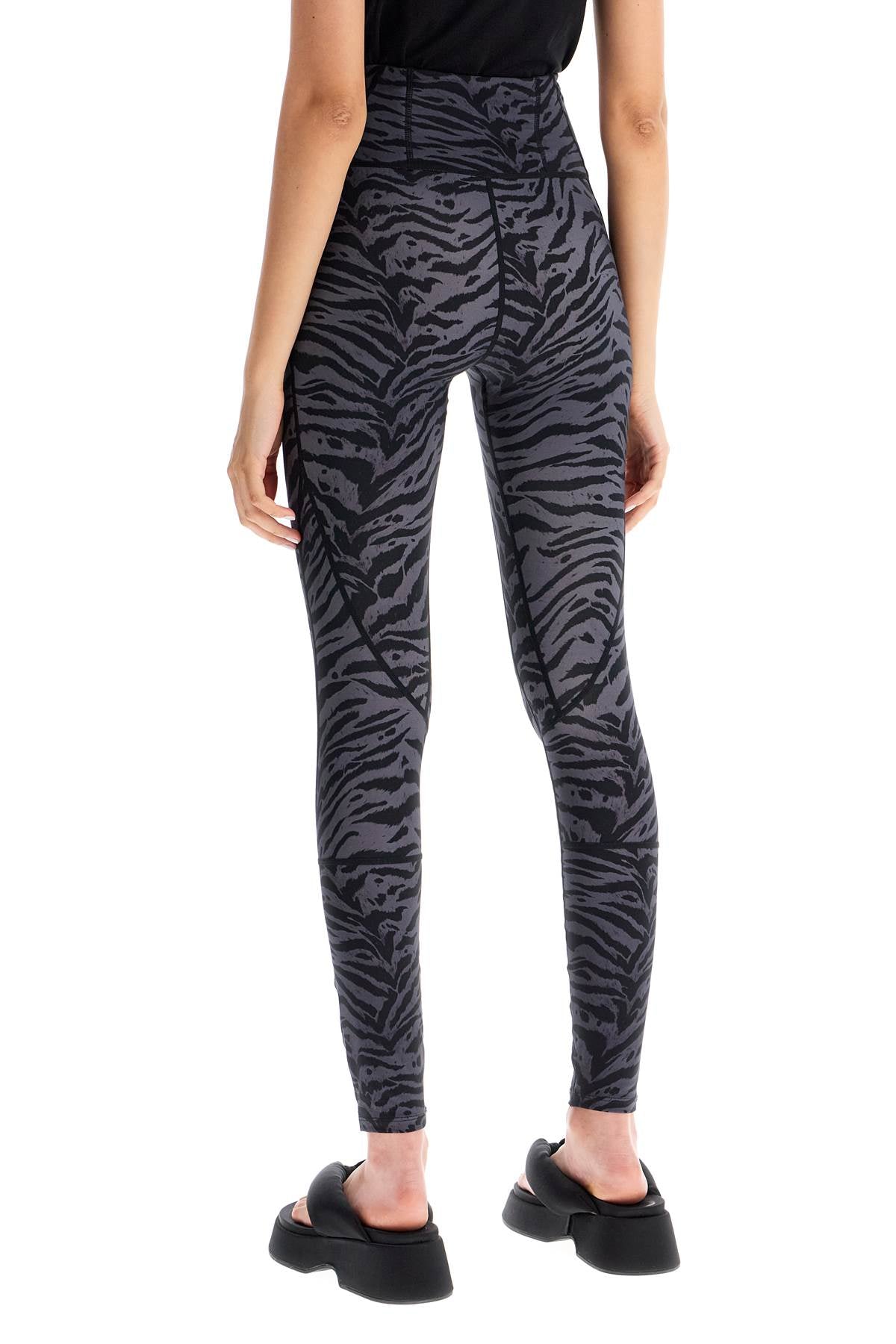 Ganni animal print sports leggings image 2