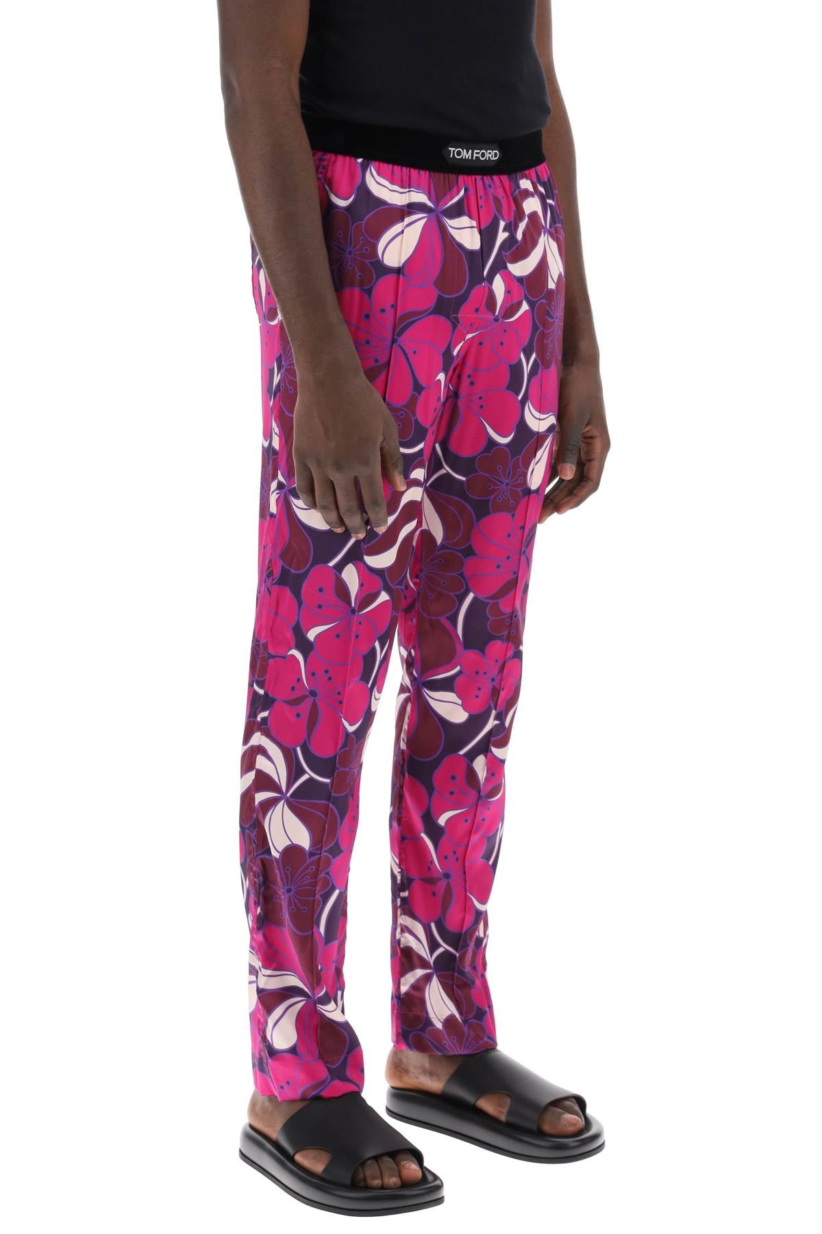 Tom Ford Floral Silk Pajama Pants image 1