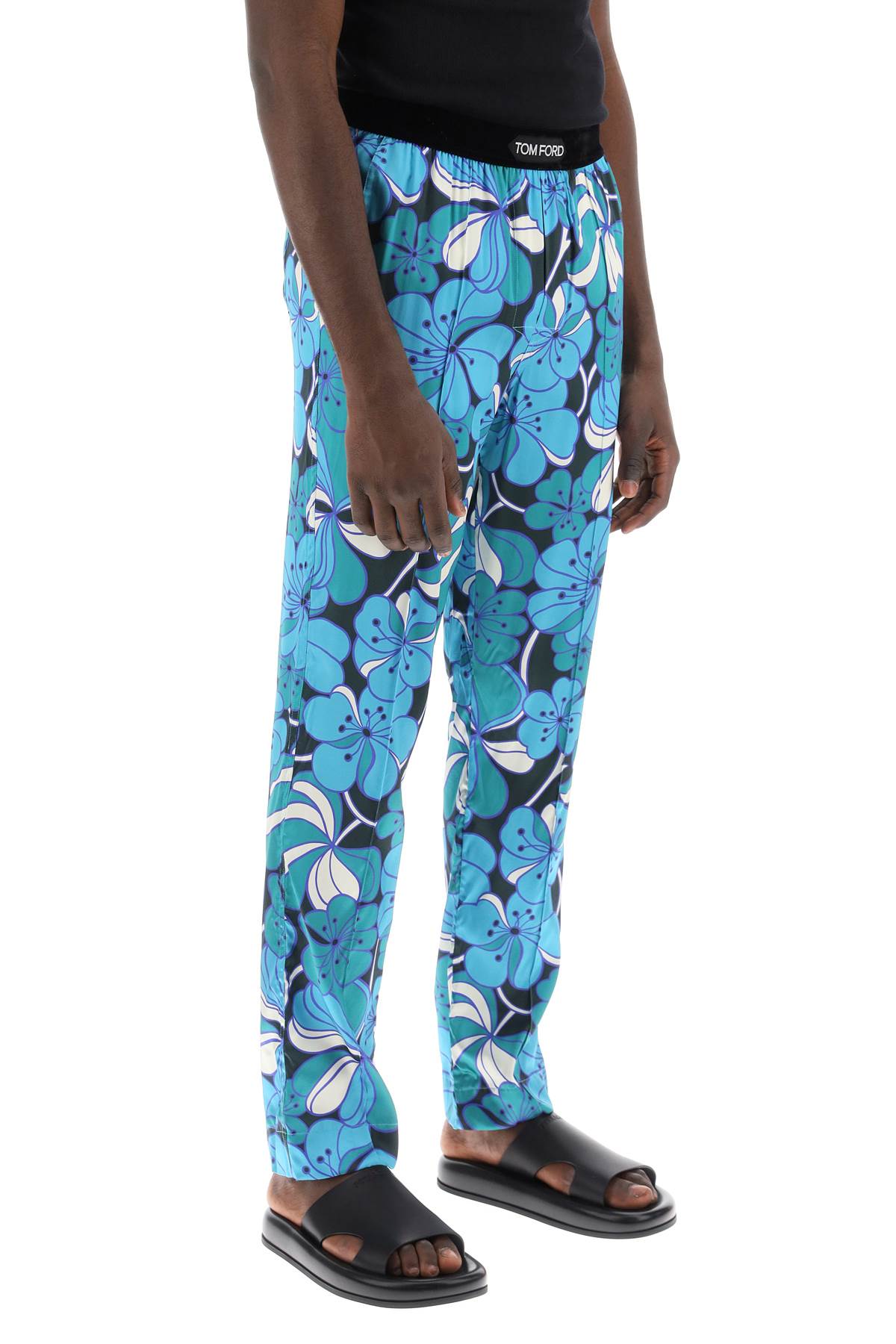 Tom Ford Floral Silk Pajama Pants image 1