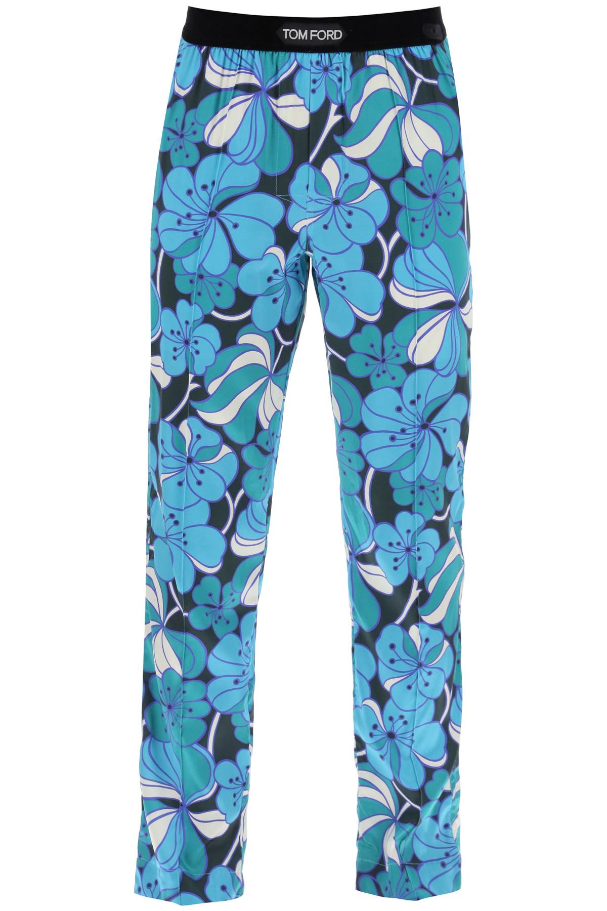 Tom Ford Floral Silk Pajama Pants image 0