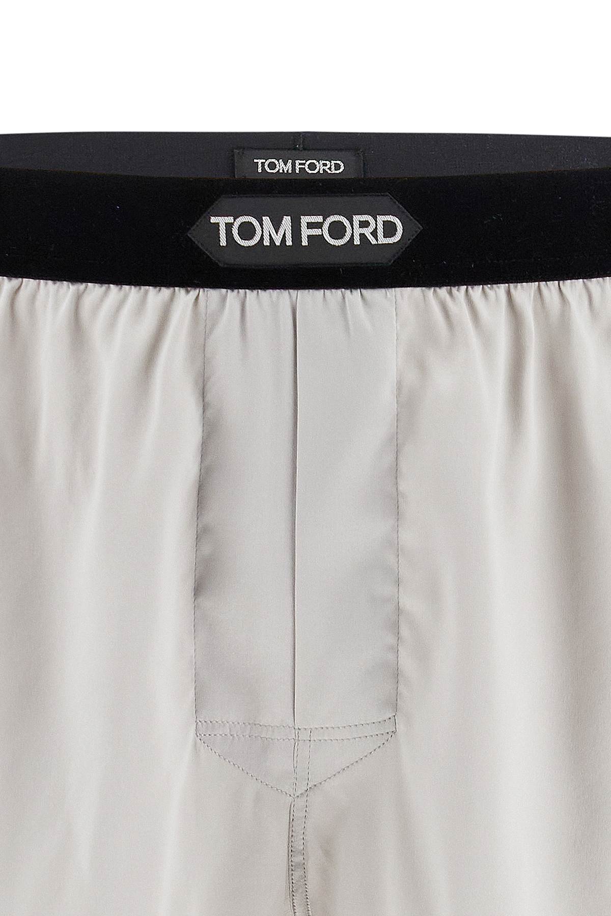 Tom Ford Silk Satin Boxer Shorts with Logo image 2