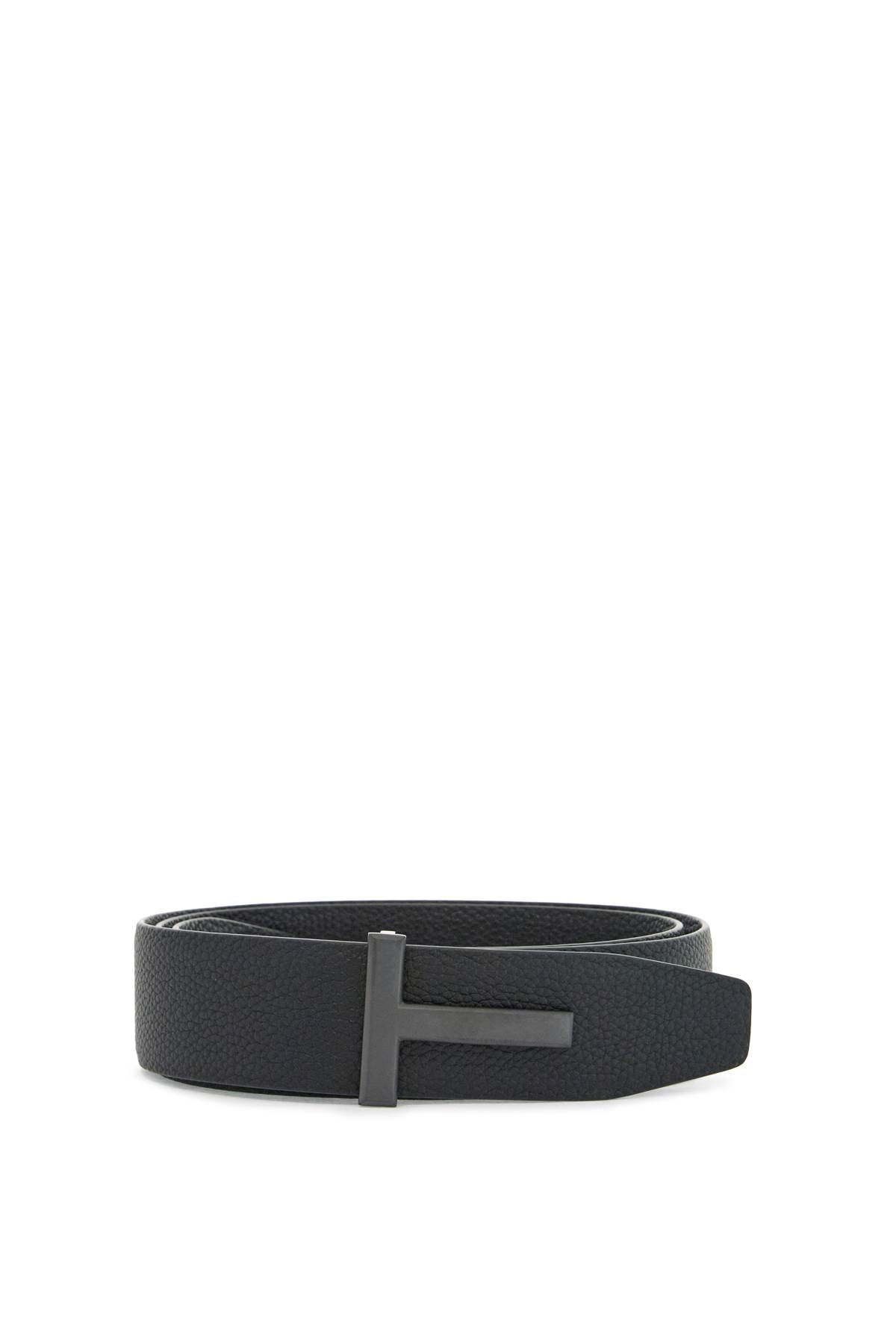 Tom Ford elegant brown and black calfskin belt made in italy image 0