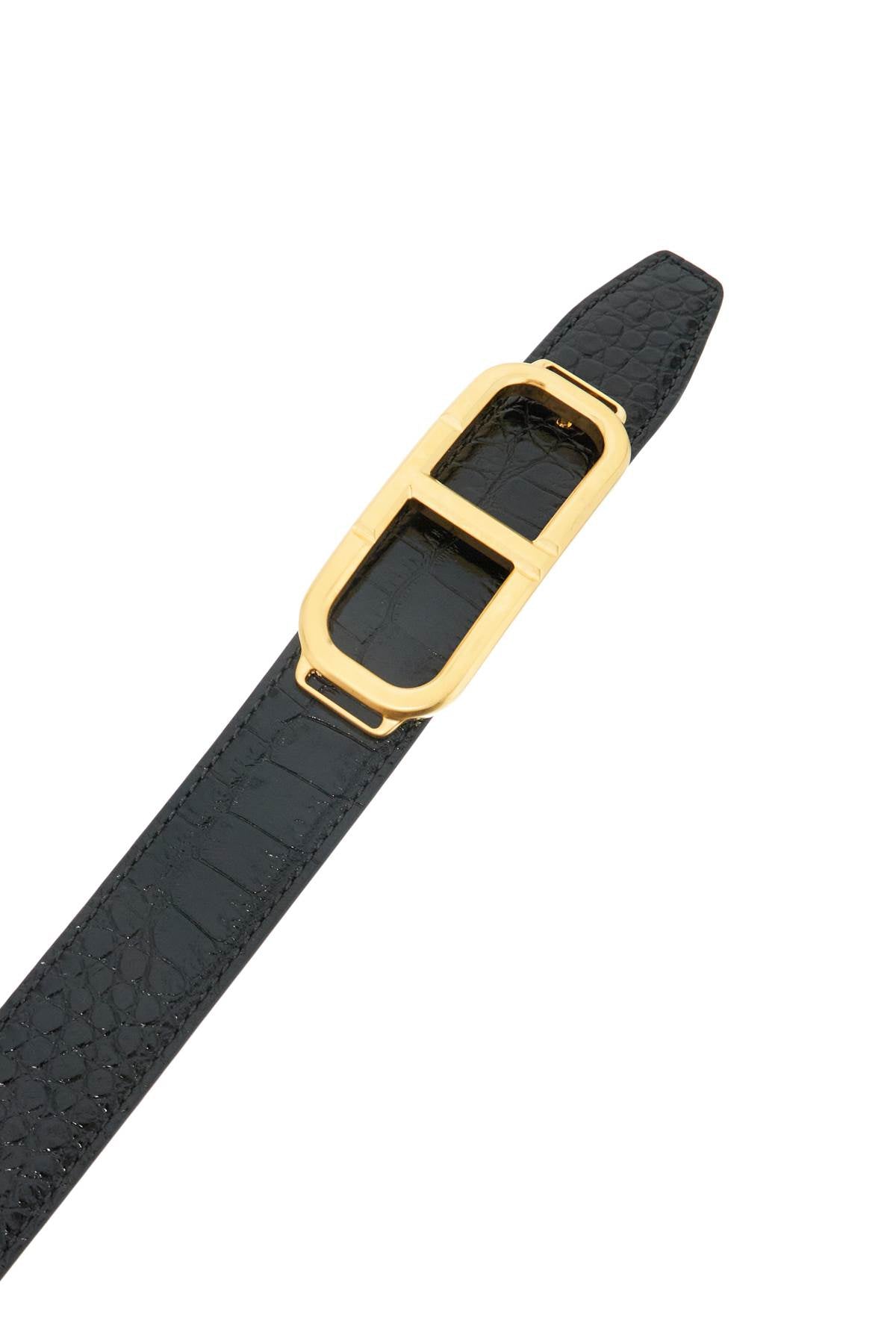 Tom Ford reversible belt with t buckle image 2