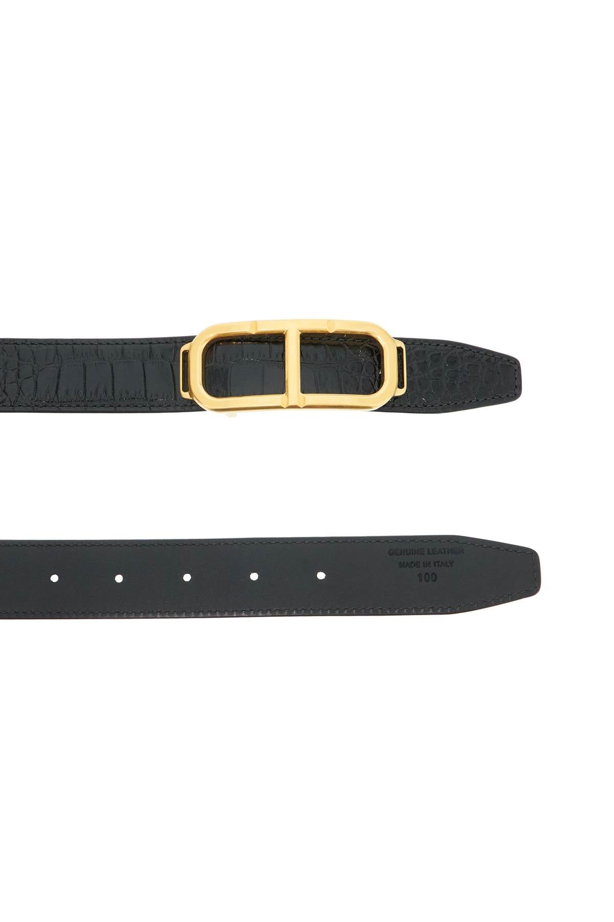 Tom Ford reversible belt with t buckle image 1