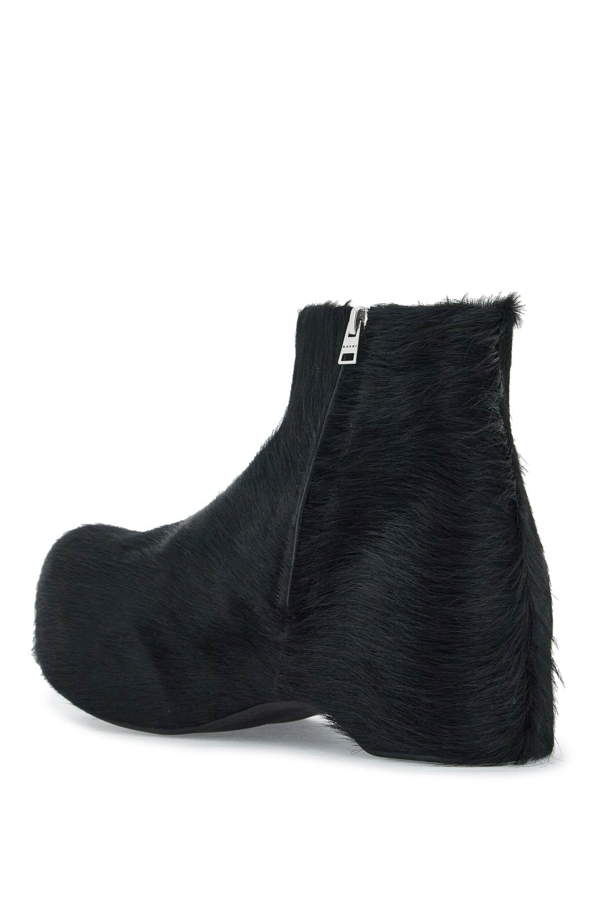 Marni "long-haired chunky ankle boots image 2