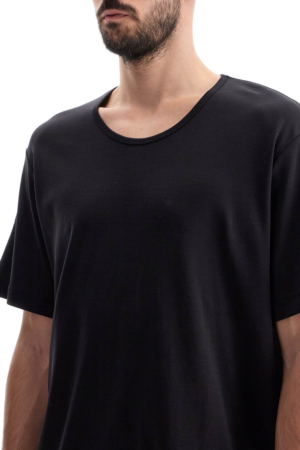 Lemaire Wide Ribbed Crew Neck T-Shirt image 3