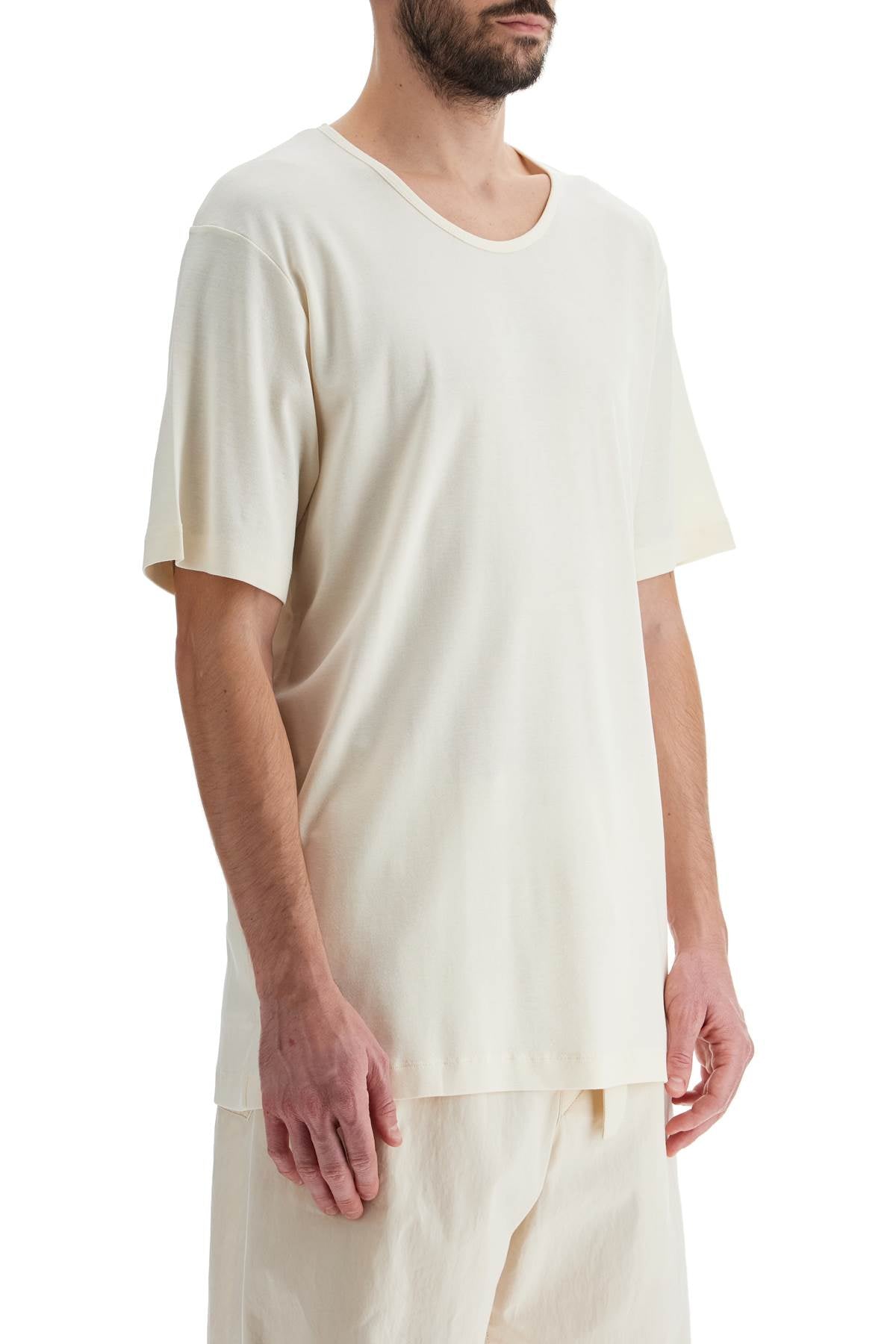 Lemaire Wide Ribbed Crew Neck T-Shirt image 1