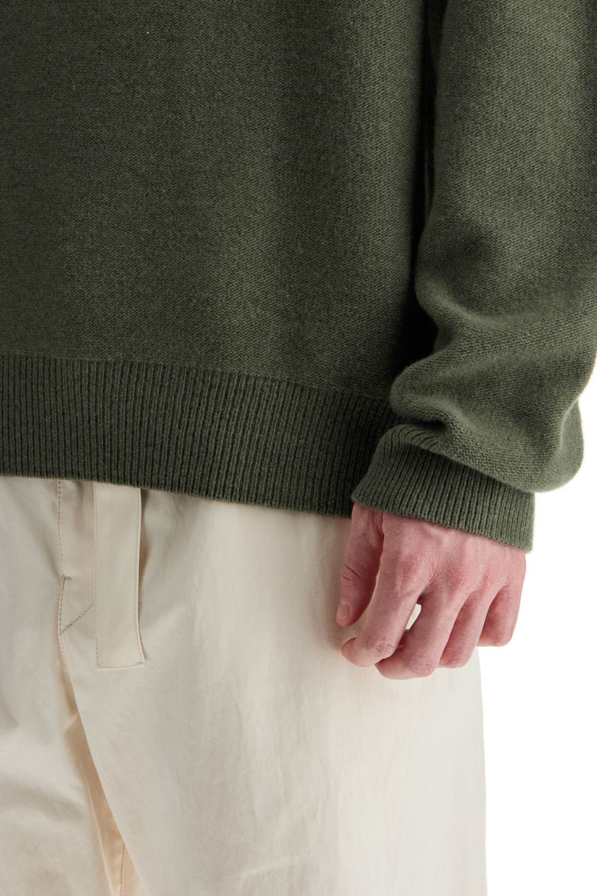 Lemaire Reverse Stitch Crewneck Wool Pullover image 3